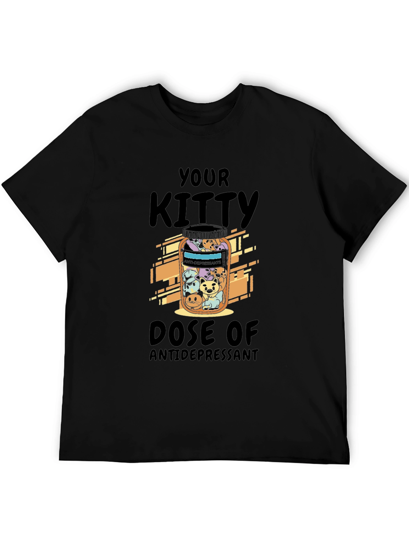Kitty Dose Antidepressant T-Shirt - Cute Cat Lover Tee