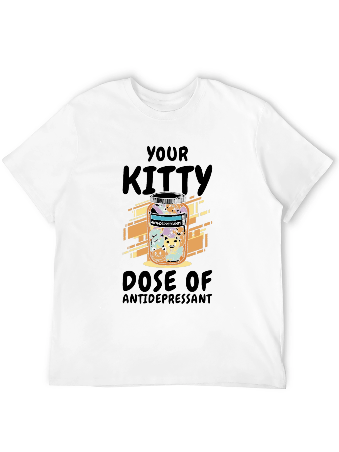 Kitty Dose Antidepressant T-Shirt - Cute Cat Lover Tee