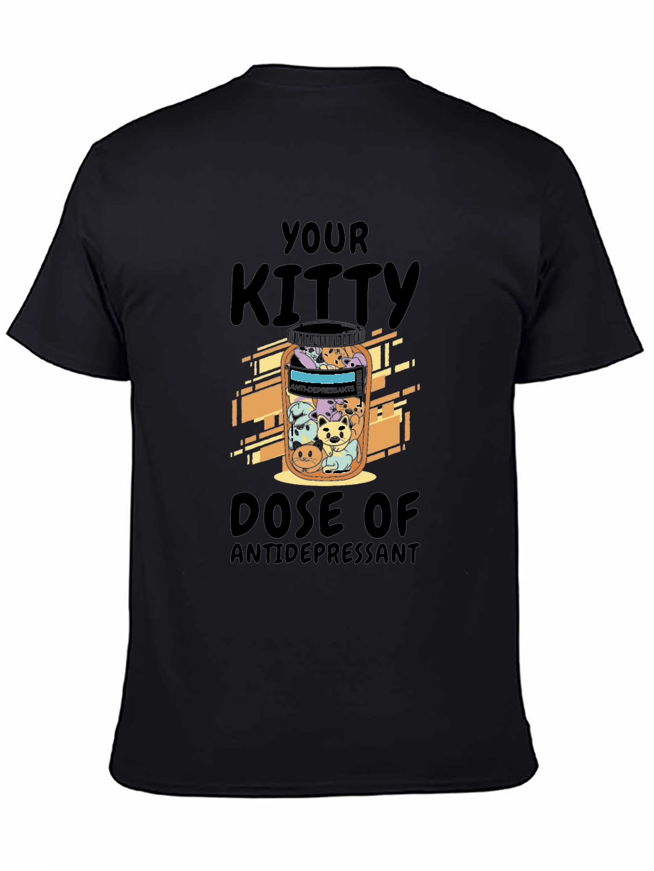 Kitty Dose Antidepressant T-Shirt - Cute Cat Lover Tee