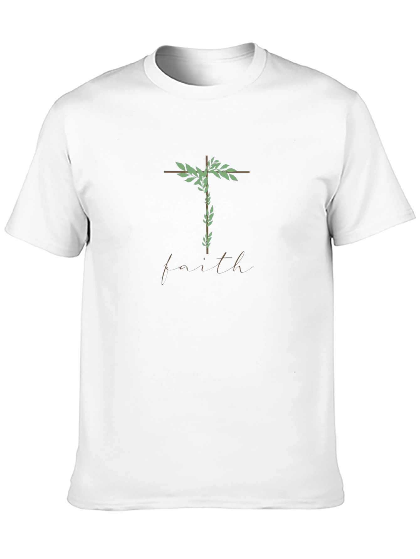 Faith Cross Graphic T-Shirt - Christian Apparel