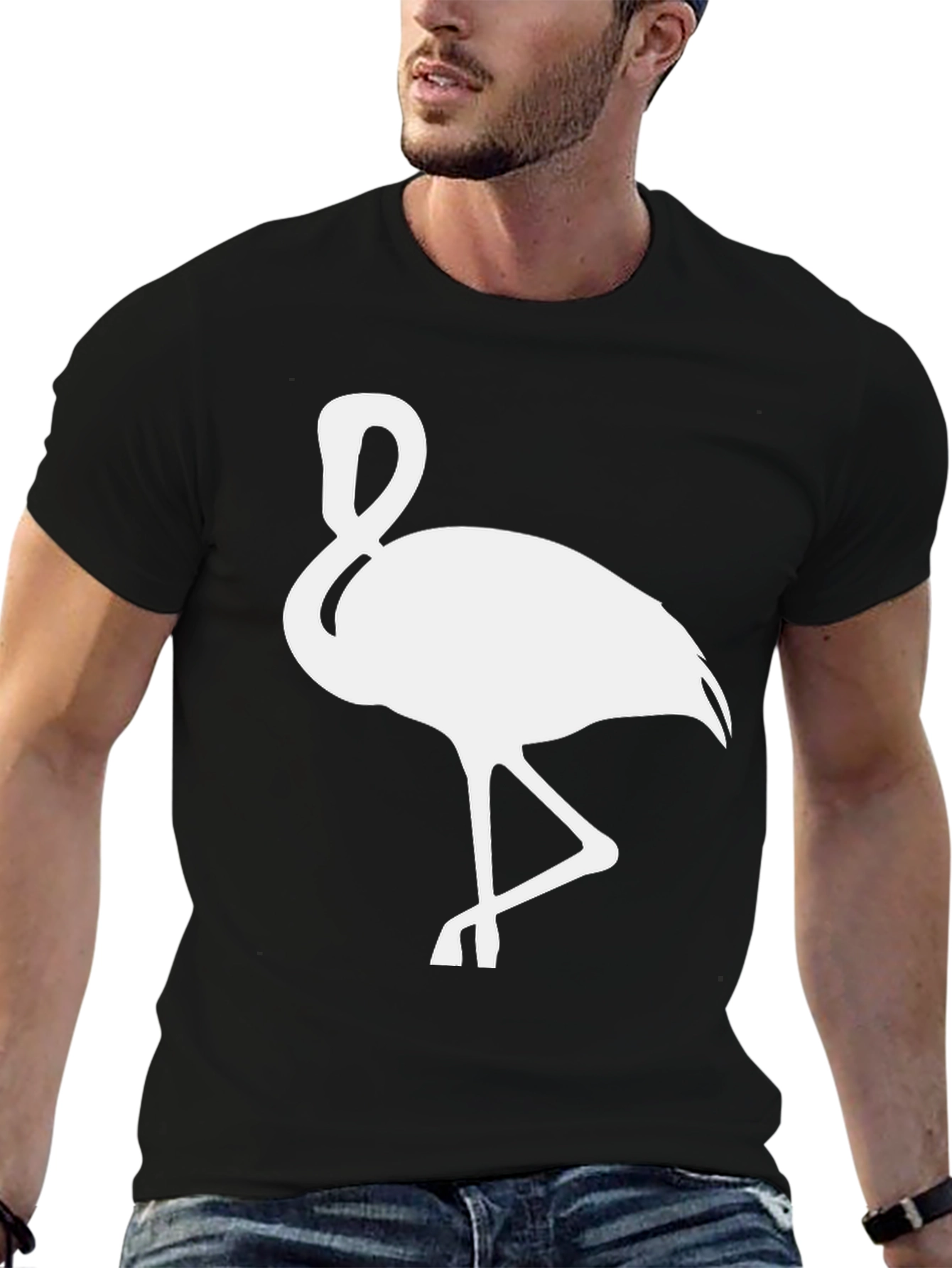 Flamingo Graphic T-Shirt - Casual Style