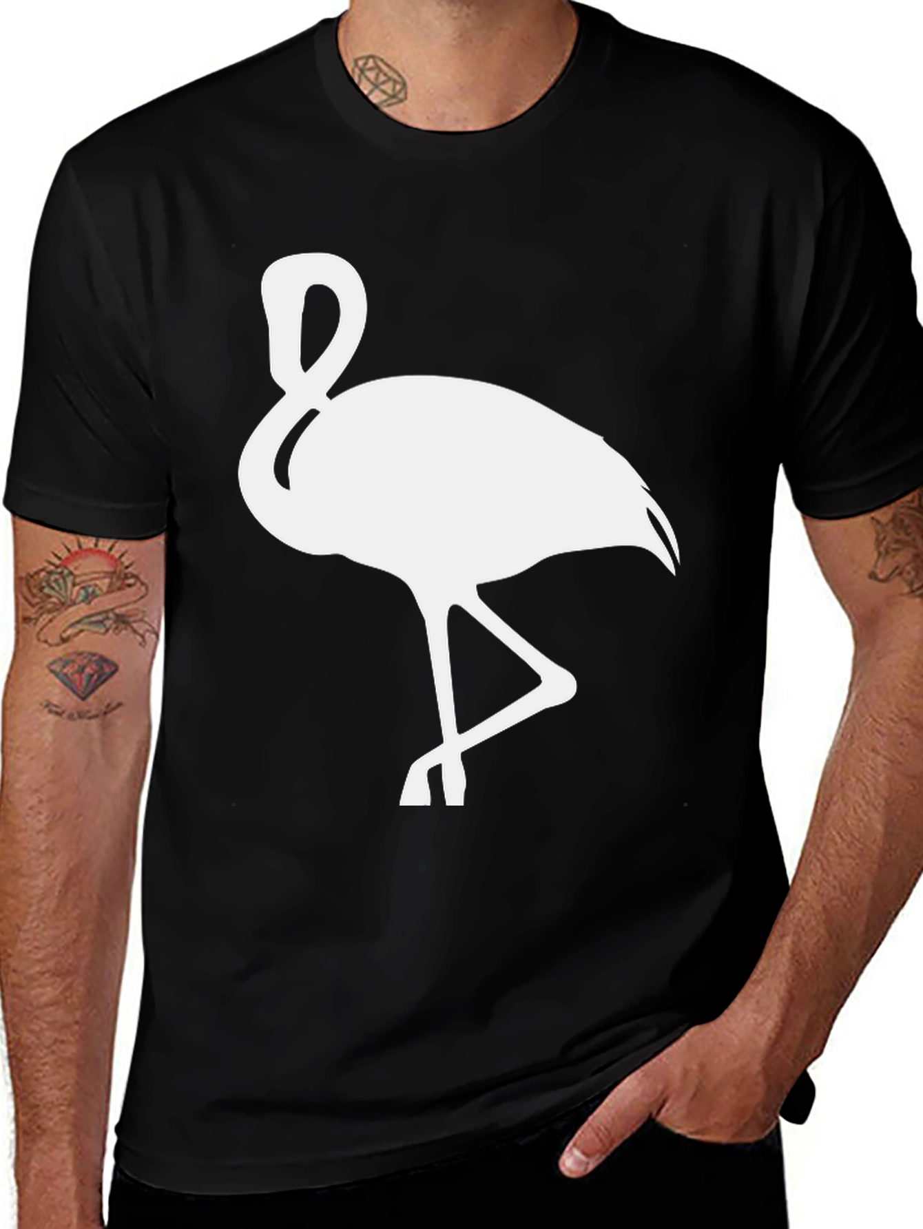 Flamingo Graphic T-Shirt - Casual Style