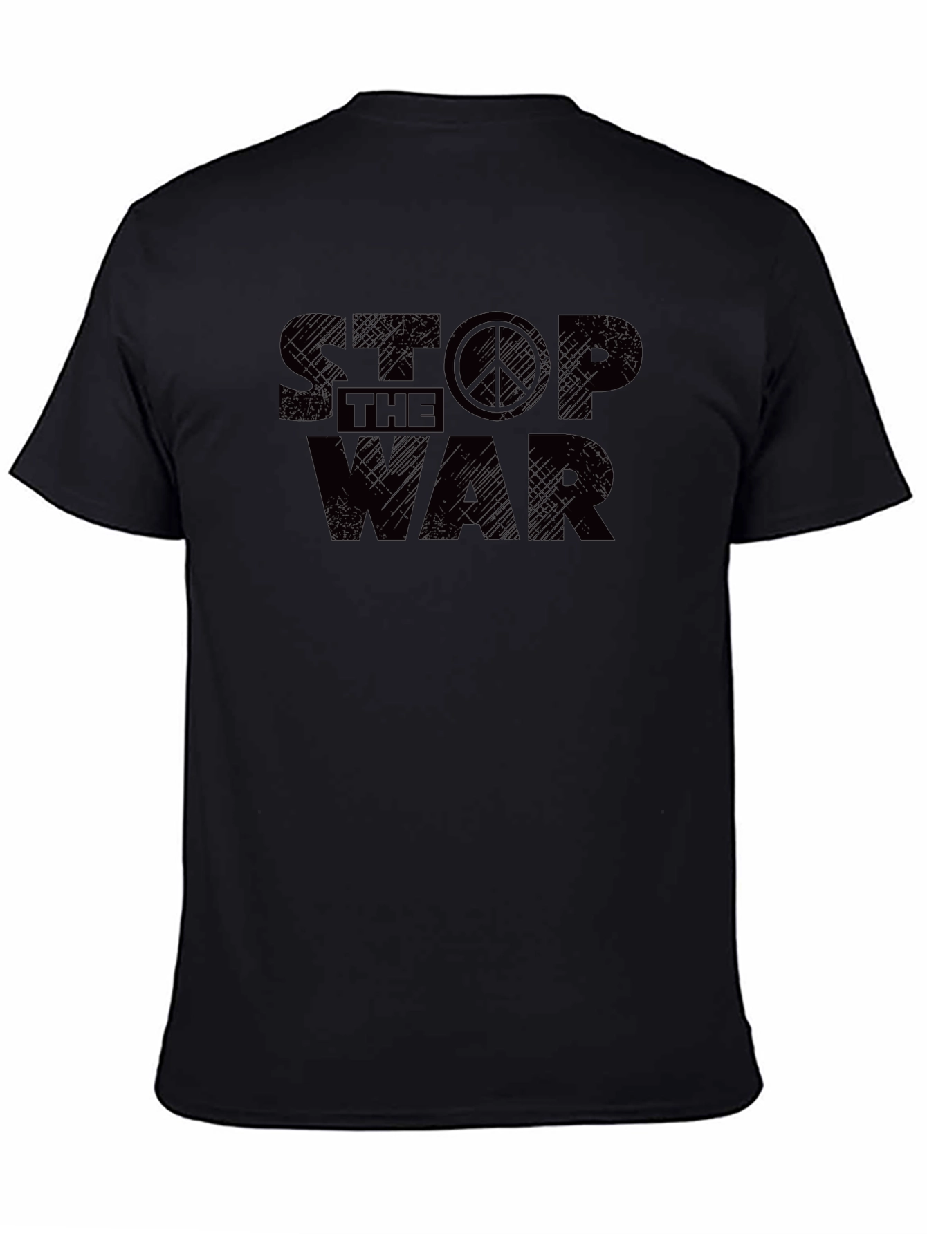 Stop the War Graphic Tee - Black