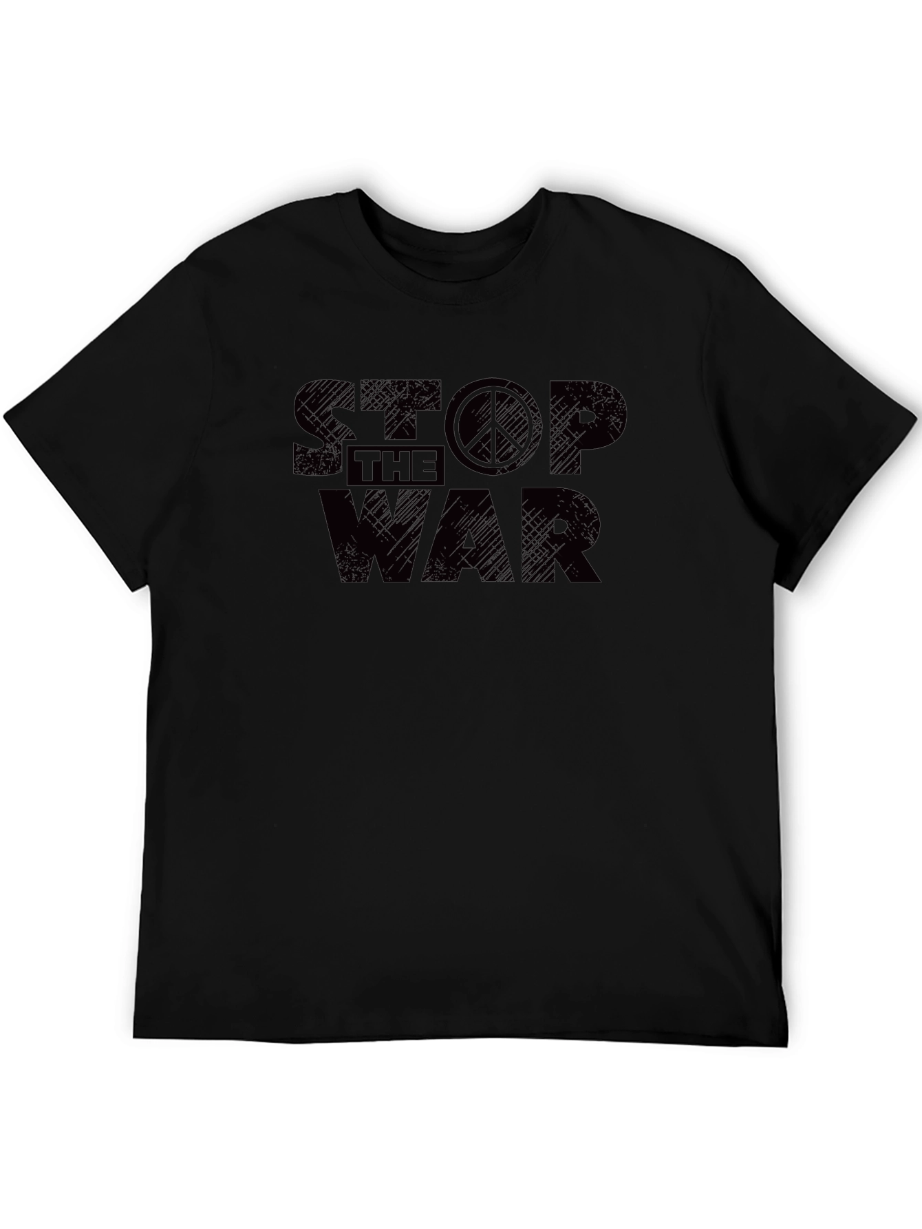 Stop the War Graphic Tee - Black
