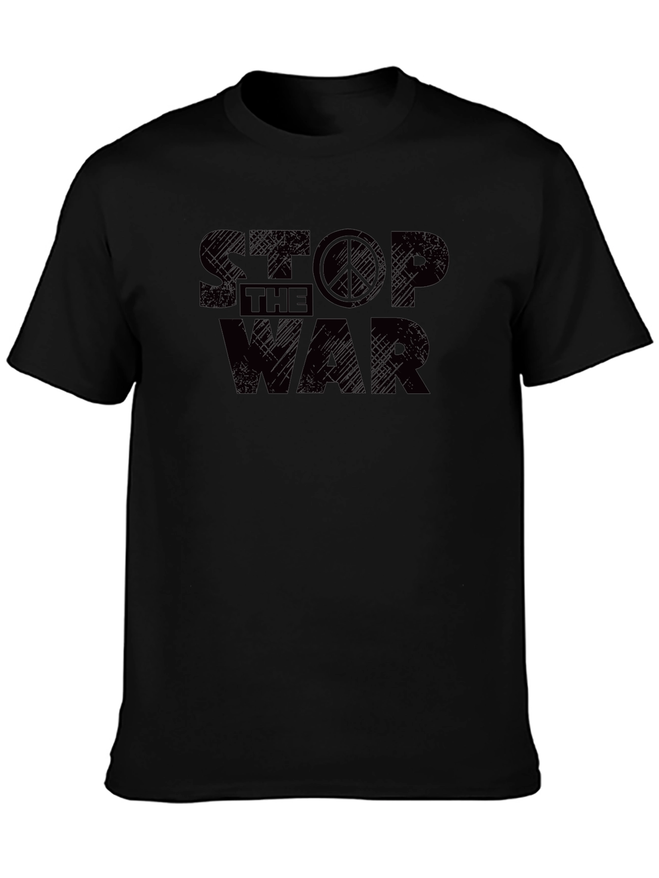 Stop the War Graphic Tee - Black
