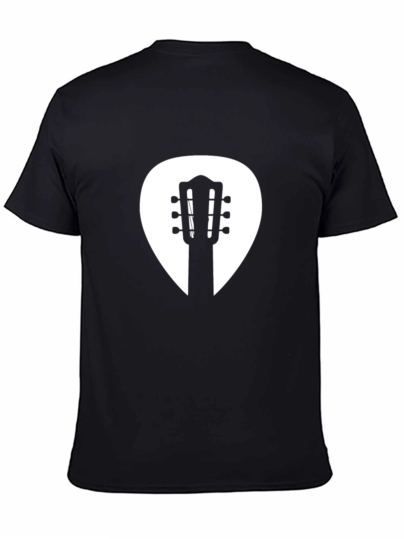 Guitar Pick Graphic Tee - Classic Black