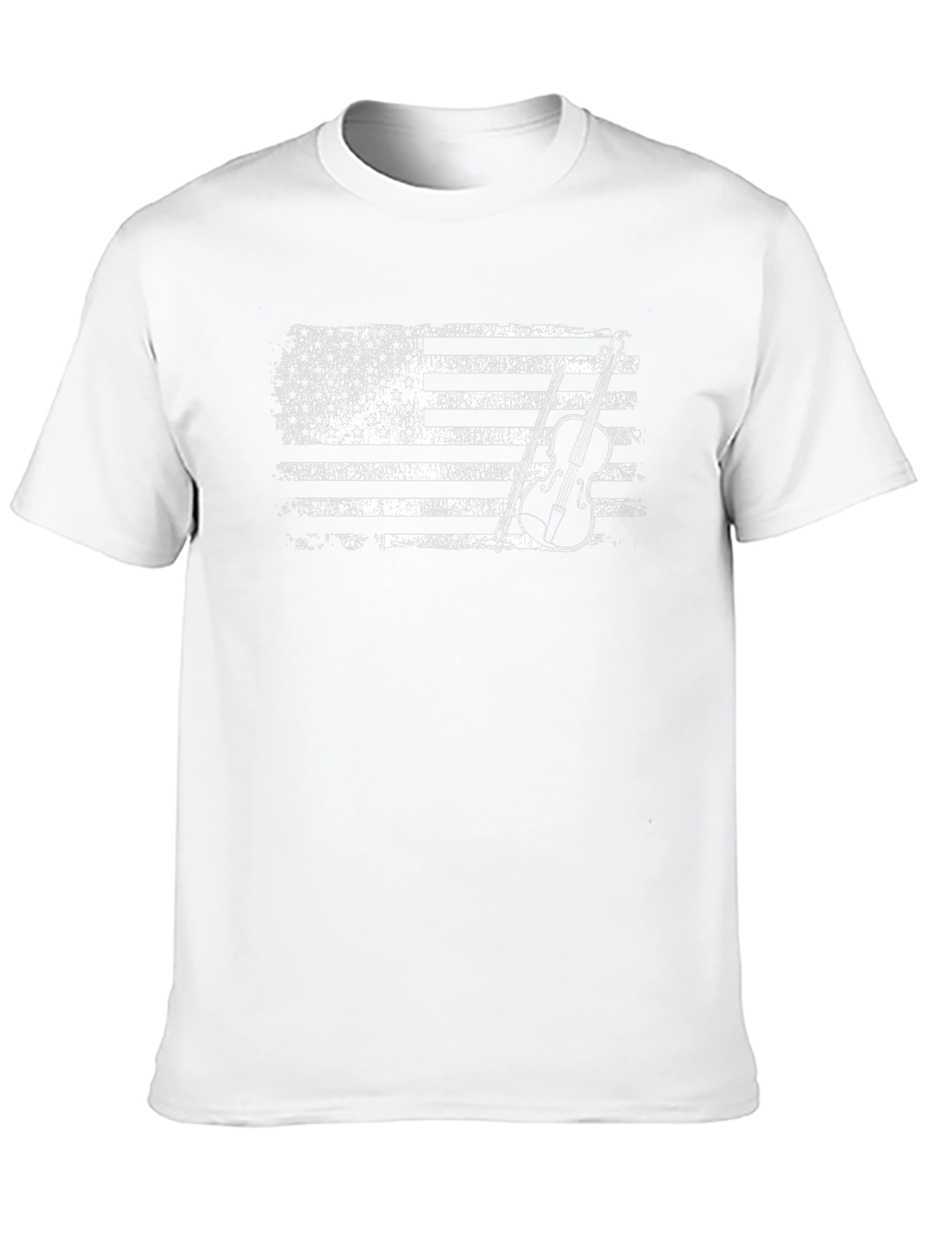American Flag Violin T-Shirt