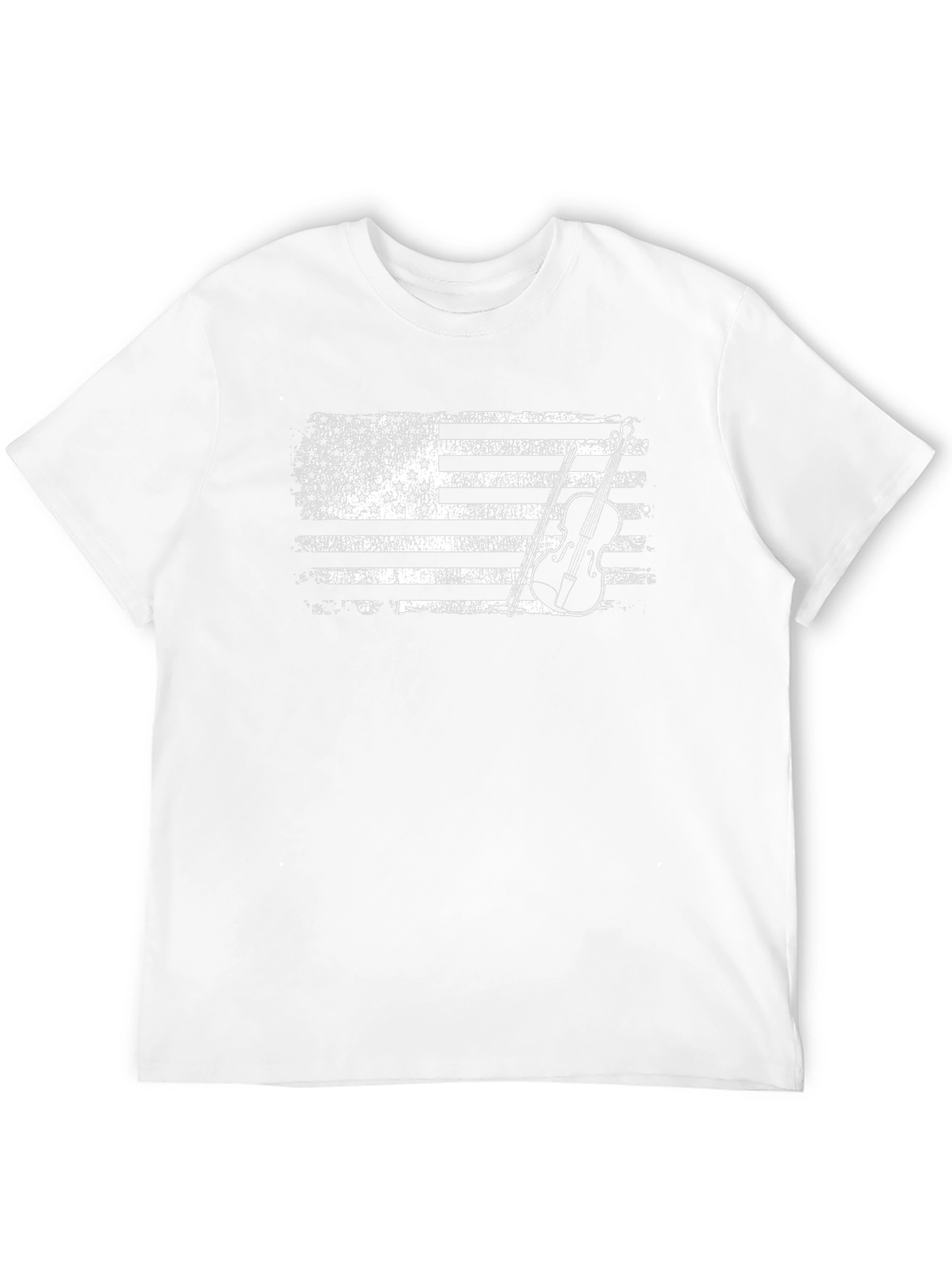 American Flag Violin T-Shirt
