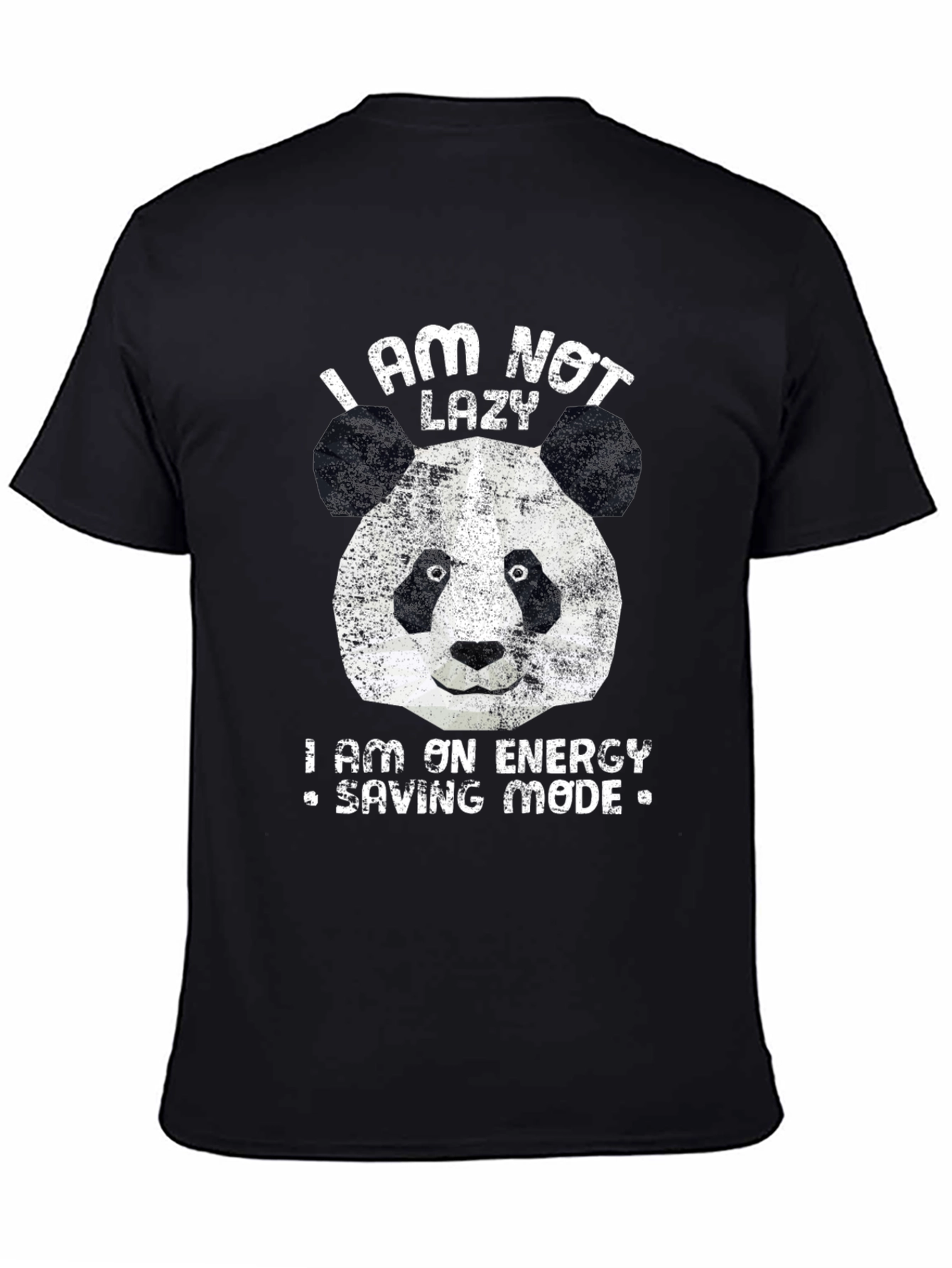 I am Not Lazy Panda Graphic Tee
