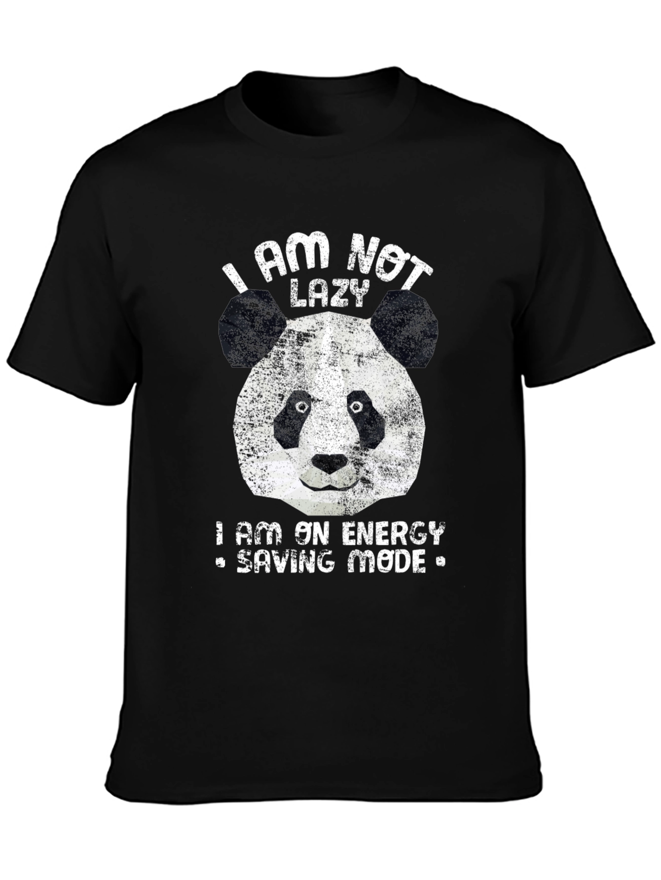 I am Not Lazy Panda Graphic Tee