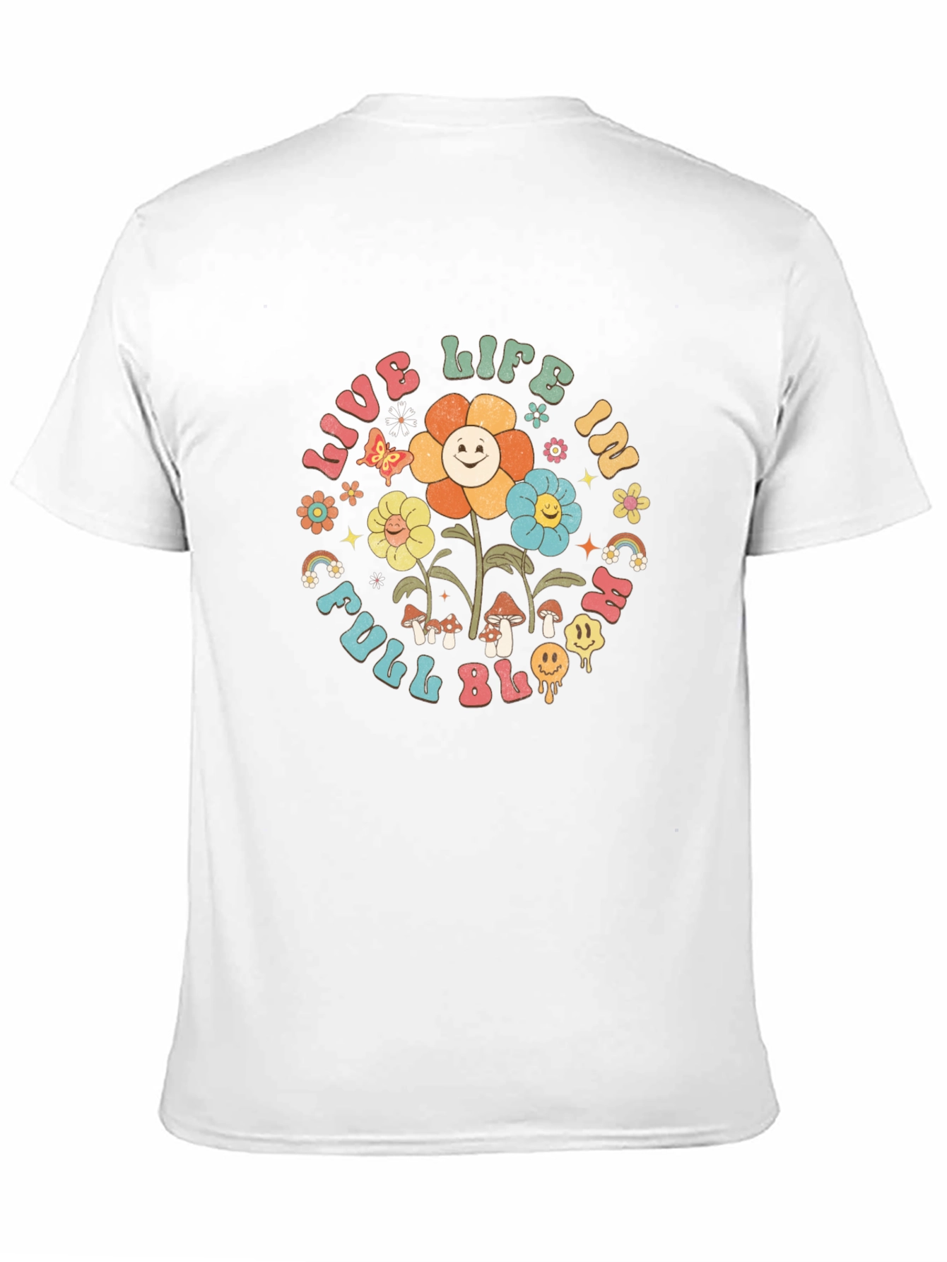 Live Life in Full Bloom Graphic Tee