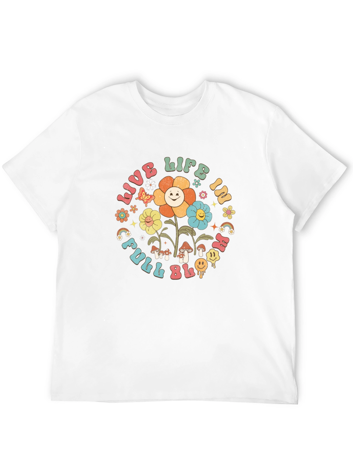 Live Life in Full Bloom Graphic Tee