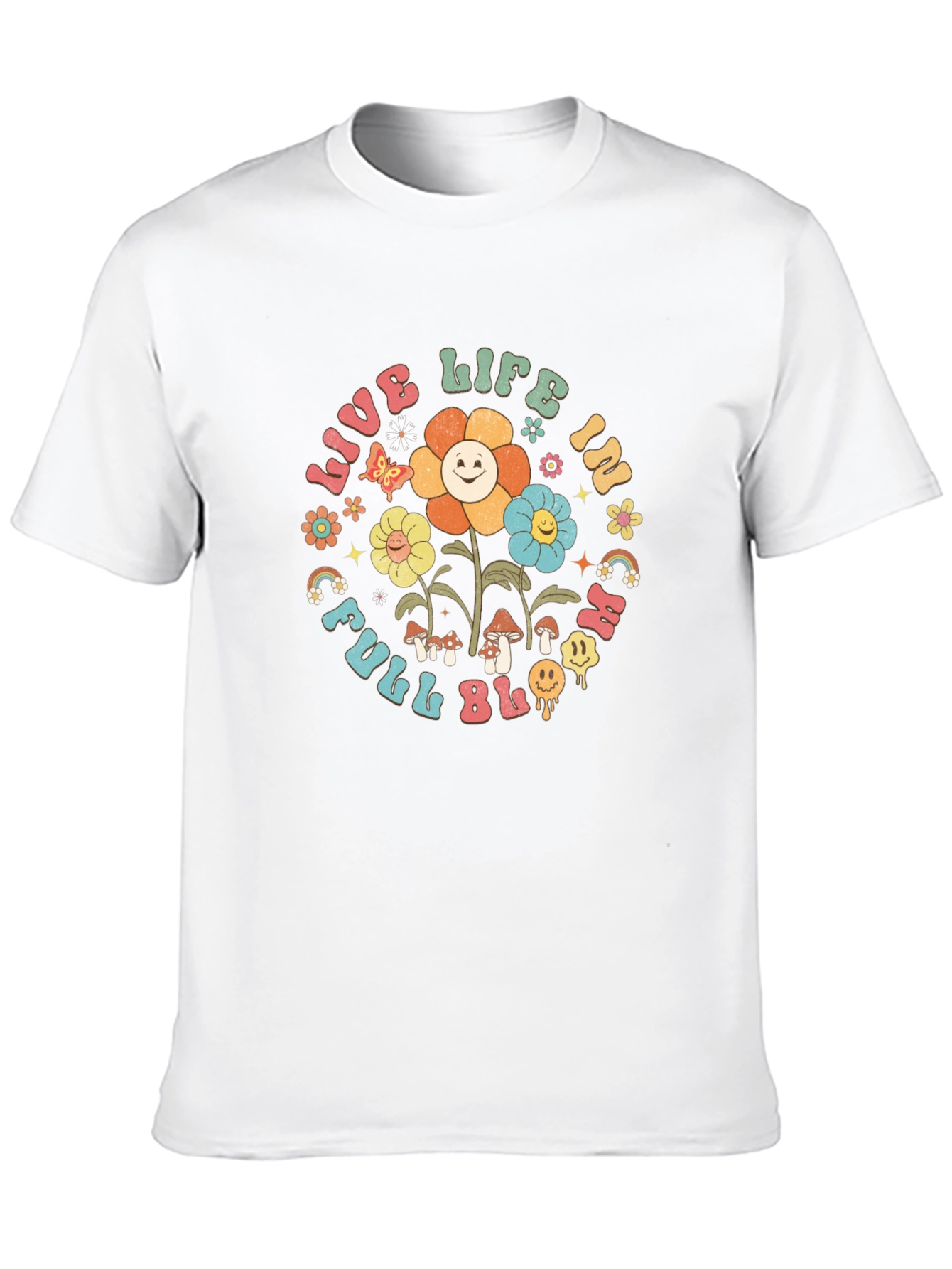 Live Life in Full Bloom Graphic Tee