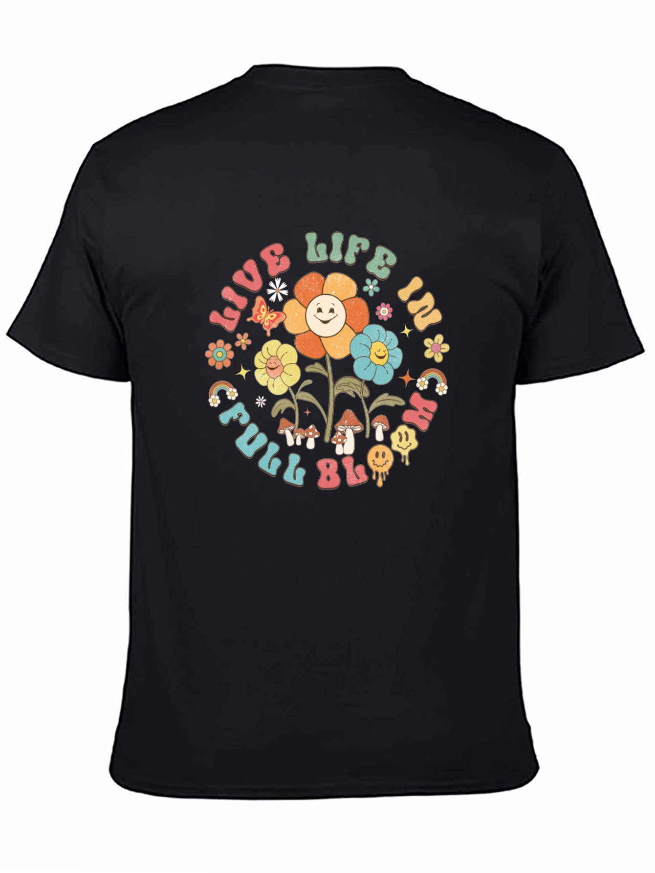 Live Life in Full Bloom Graphic Tee