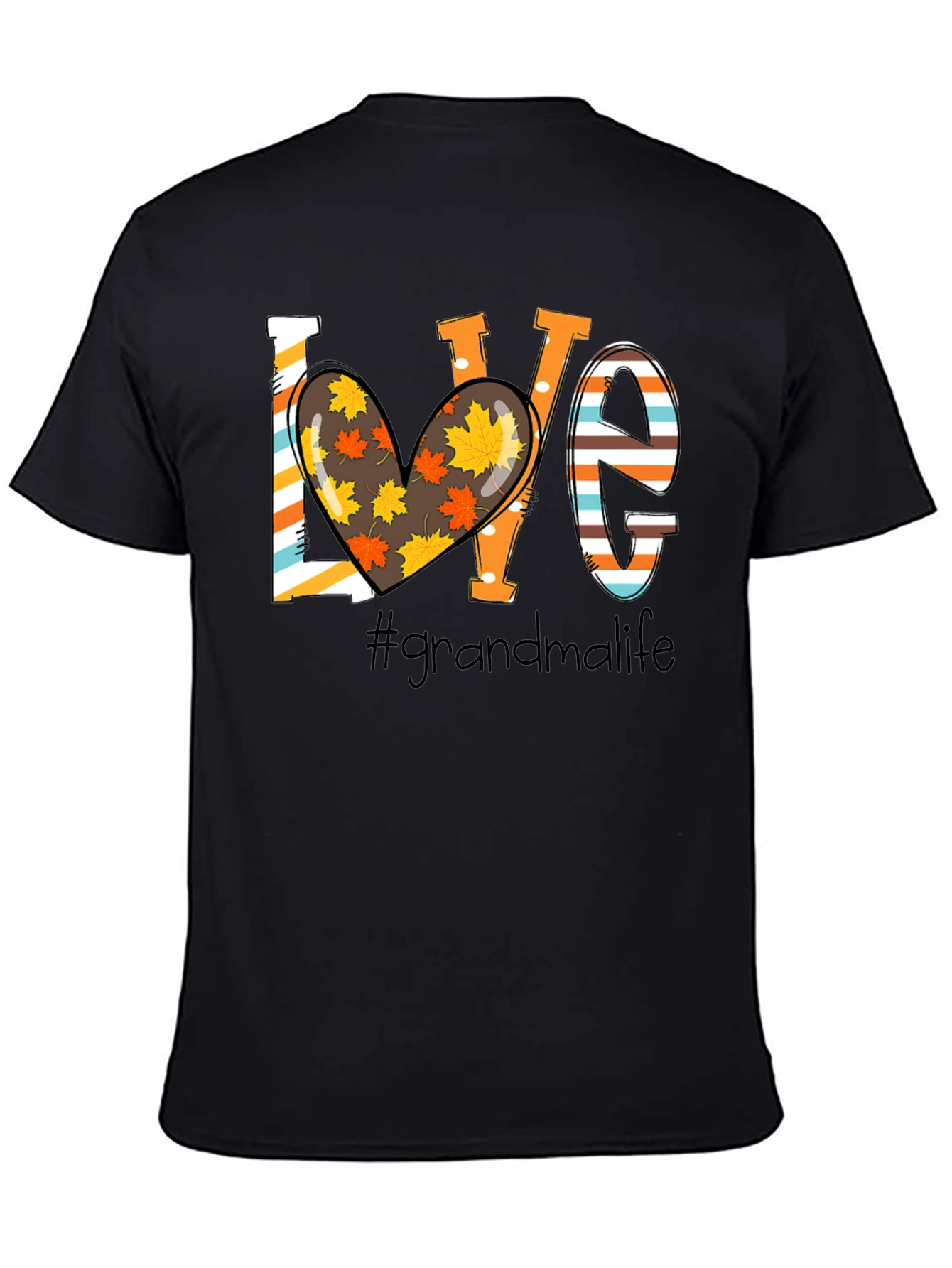 LOVE #grandmalife T-Shirt - Fall Themed Graphic Tee
