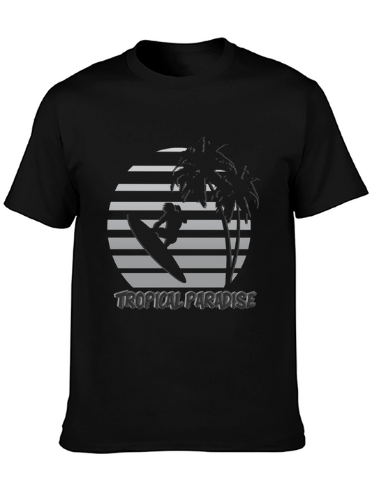 Tropical Paradise Surfer T-Shirt