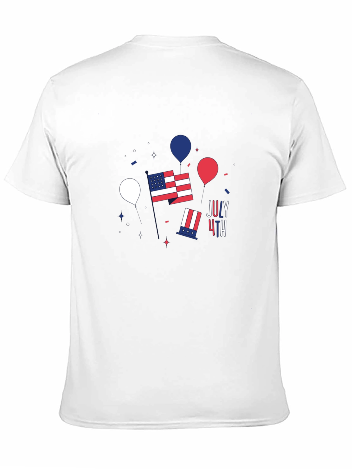 Patriotic July 4th Graphic T-Shirt