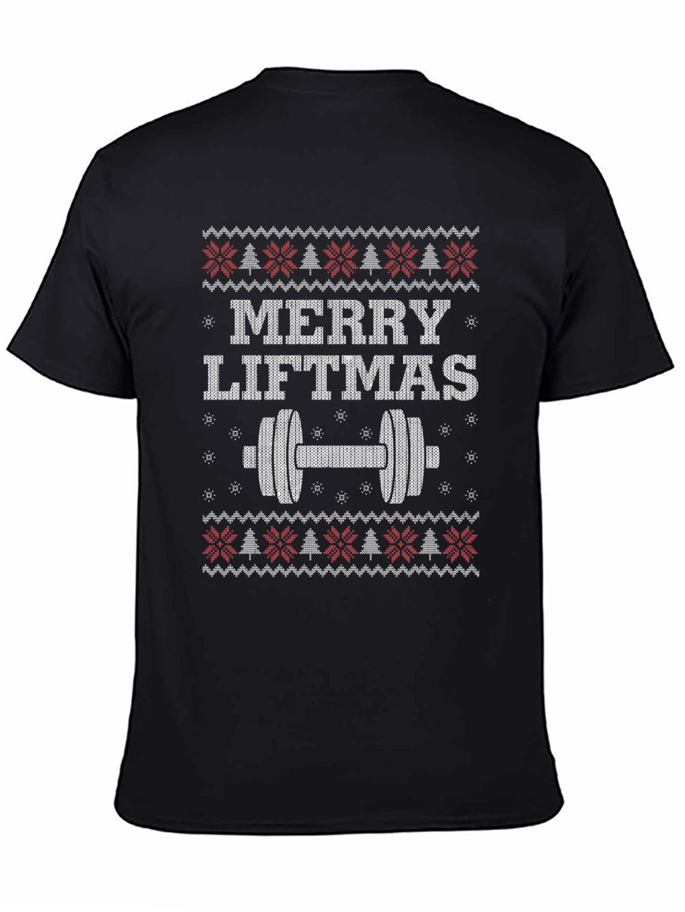 Merry Liftmas Ugly Christmas Sweater Workout T-Shirt