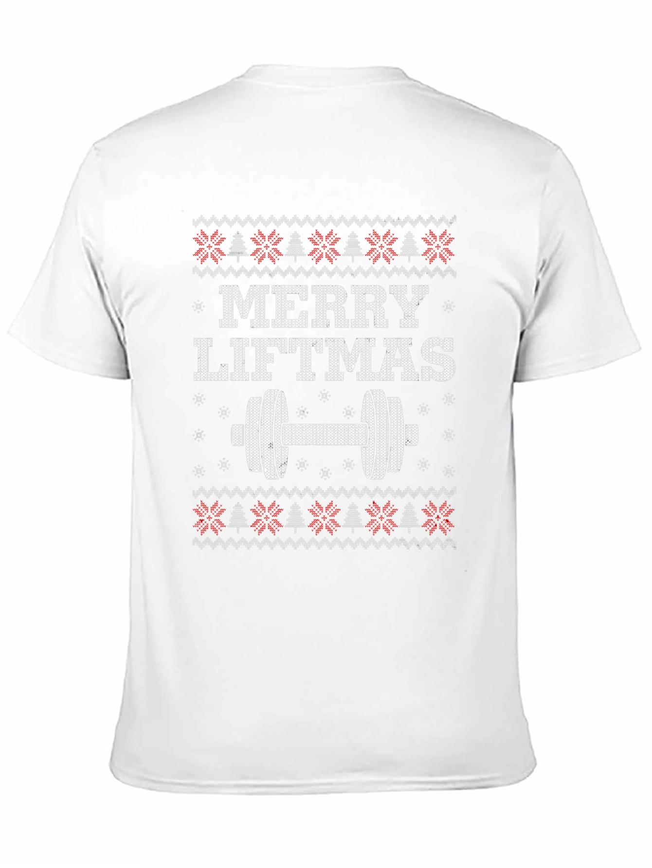 Merry Liftmas Ugly Christmas Sweater Workout T-Shirt