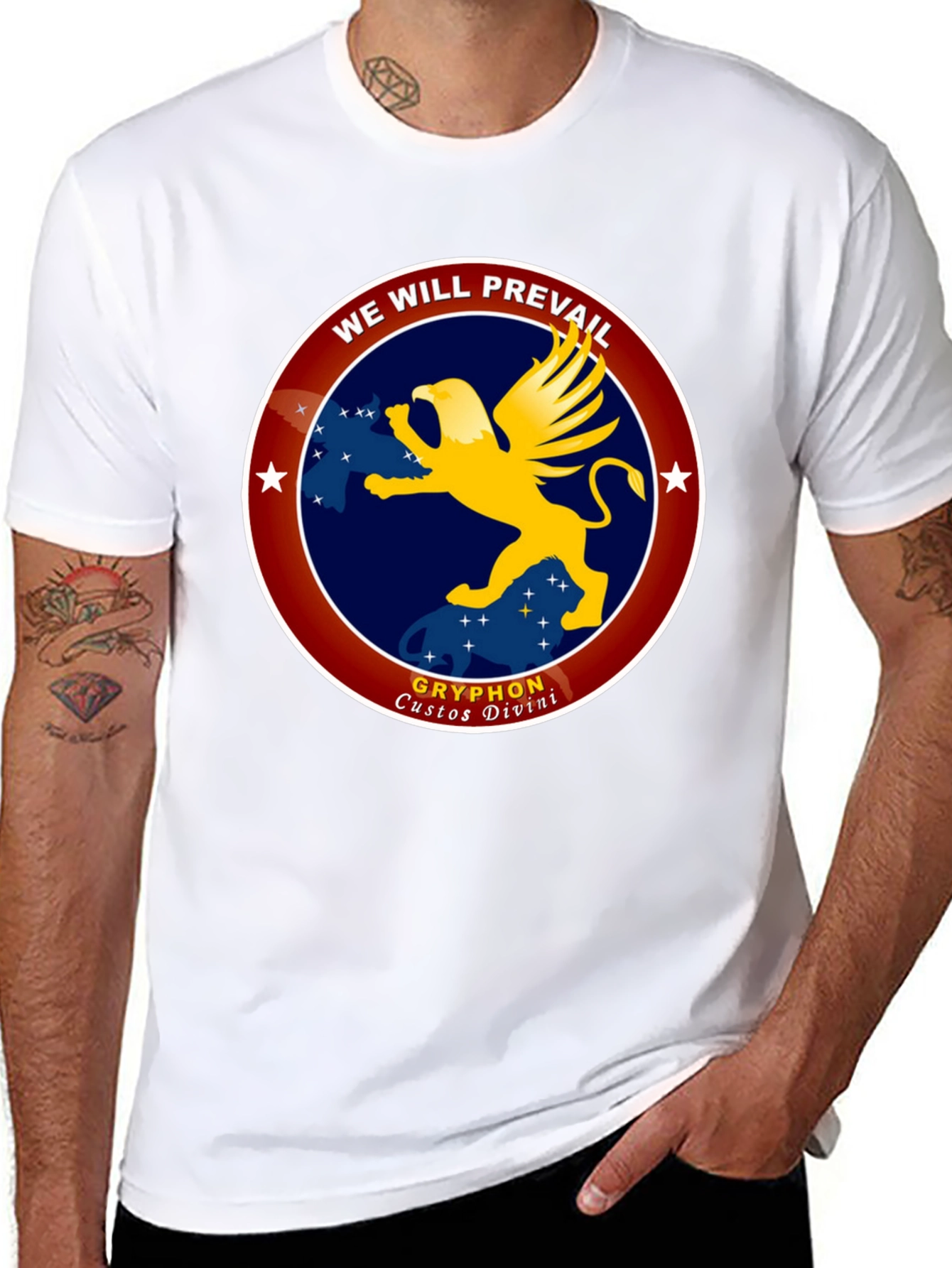 Gryphon Custos Divini T-Shirt - We Will Prevail