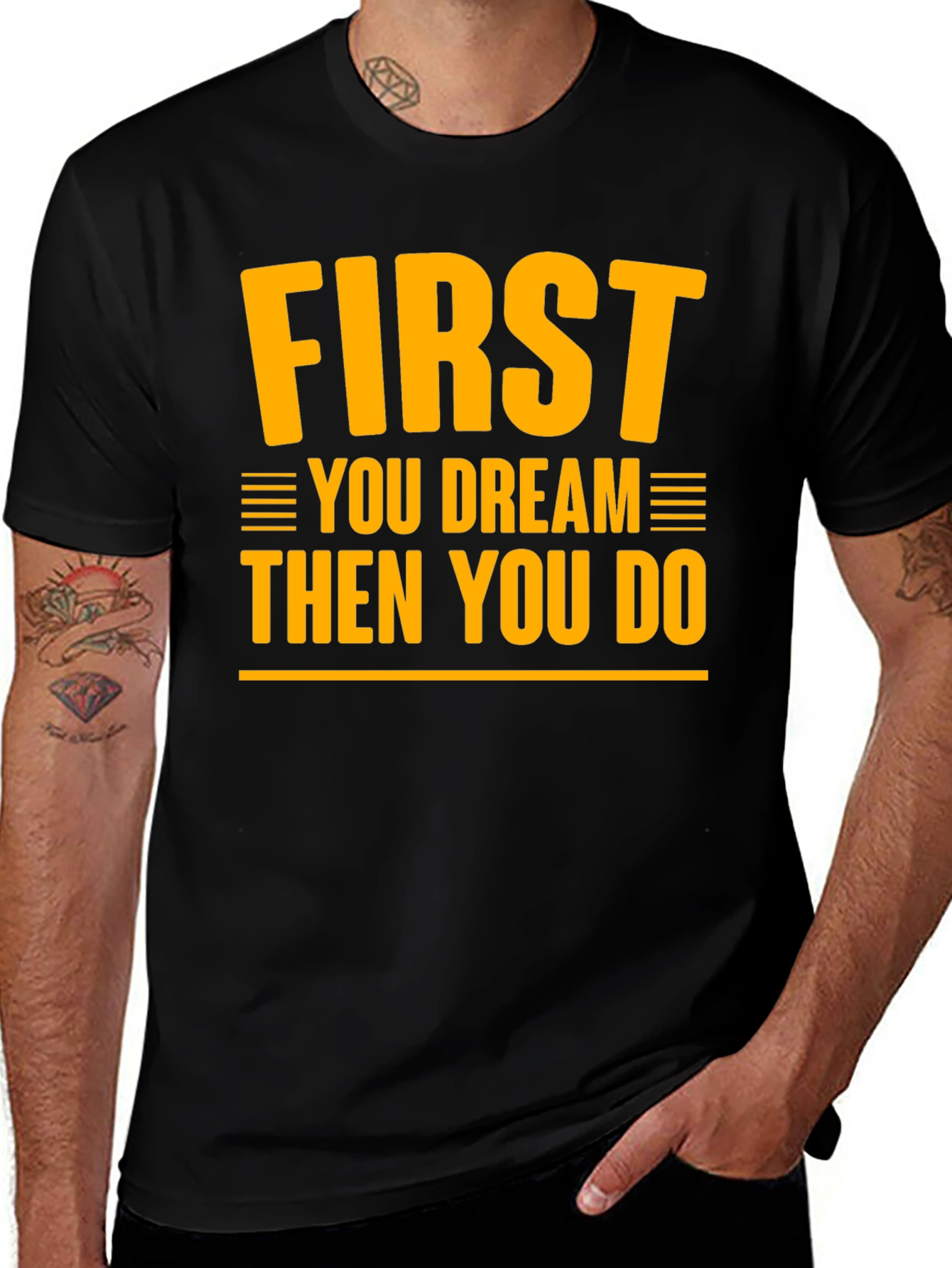 Dream & Do Motivational Graphic T-Shirt