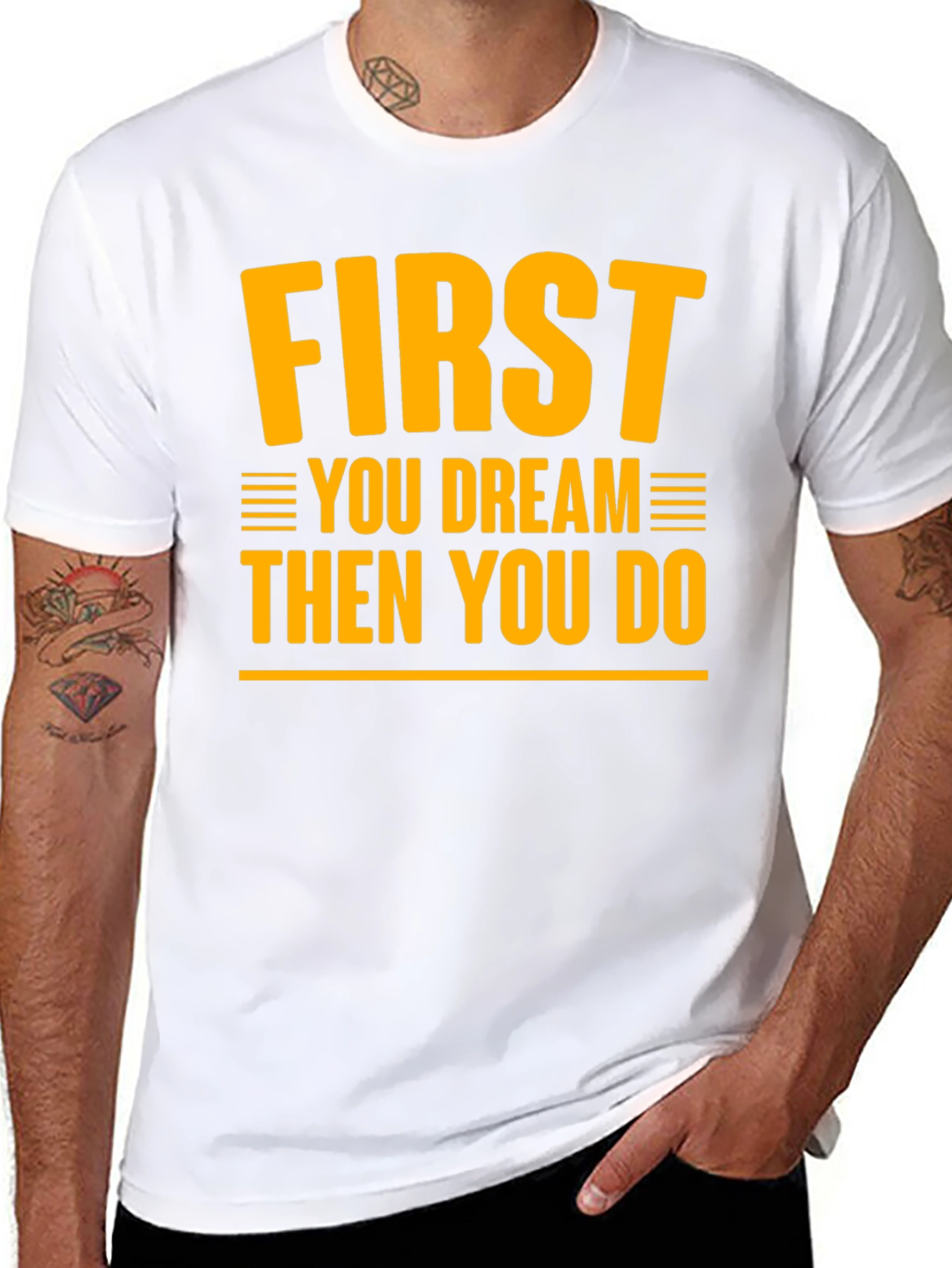 Dream & Do Motivational Graphic T-Shirt