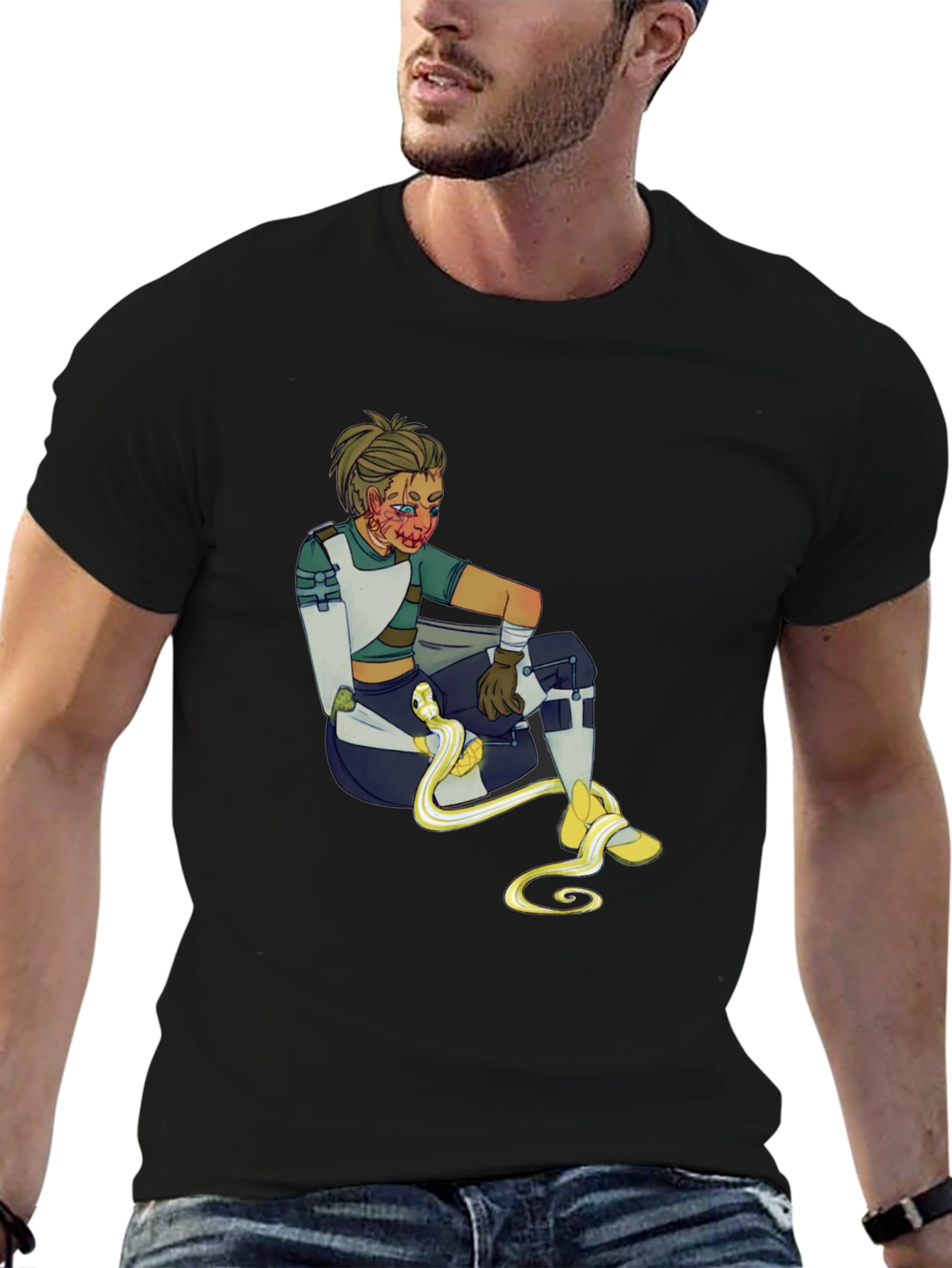 Graphic T-Shirt - Apex Legends Lifeline Snake Design