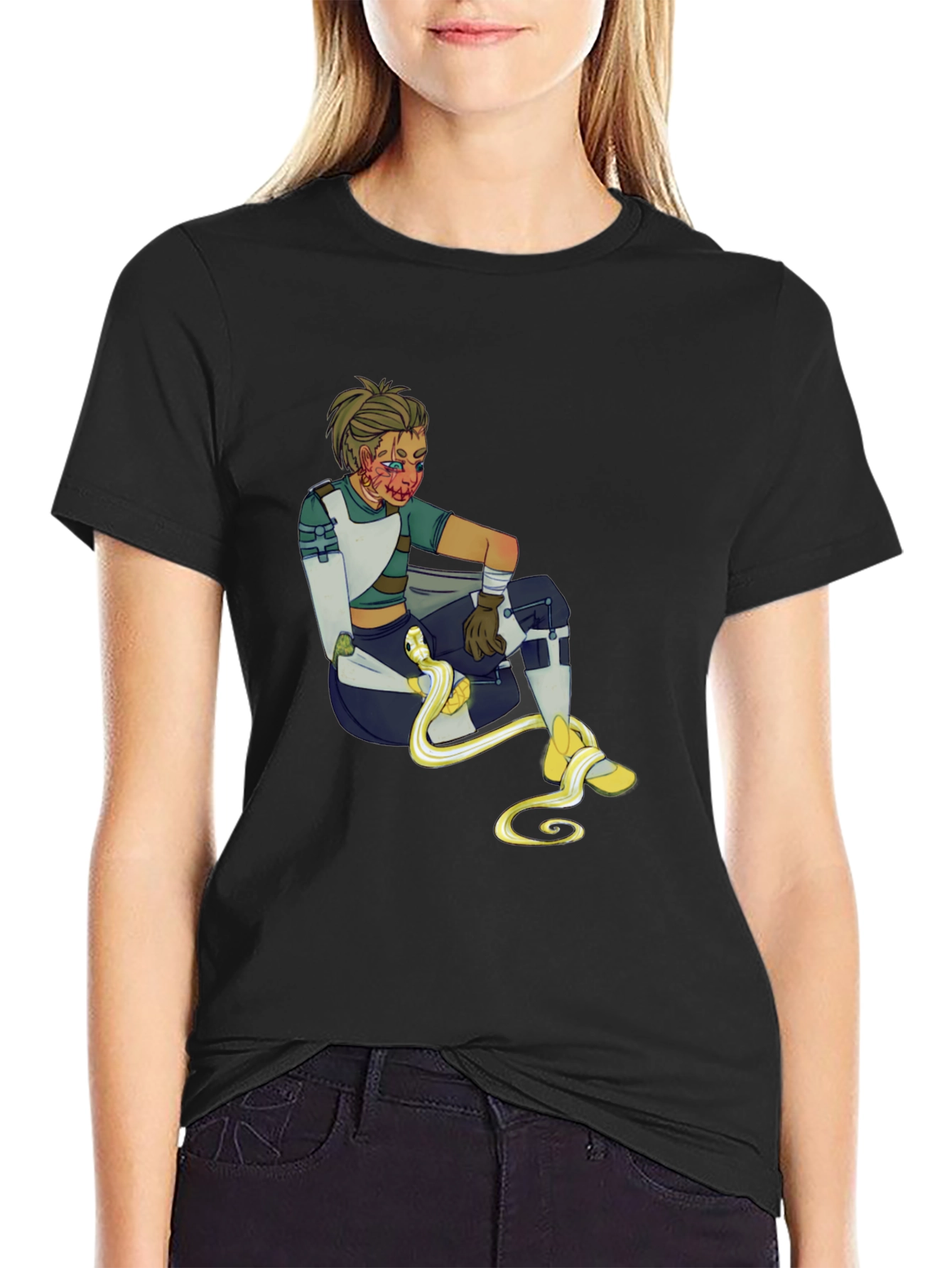 Graphic T-Shirt - Apex Legends Lifeline Snake Design