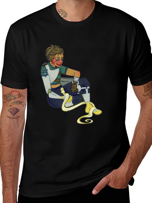 Graphic T-Shirt - Apex Legends Lifeline Snake Design