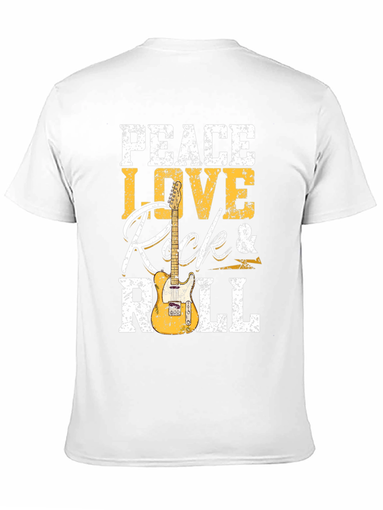 Peace Love Rock & Roll Graphic T-Shirt