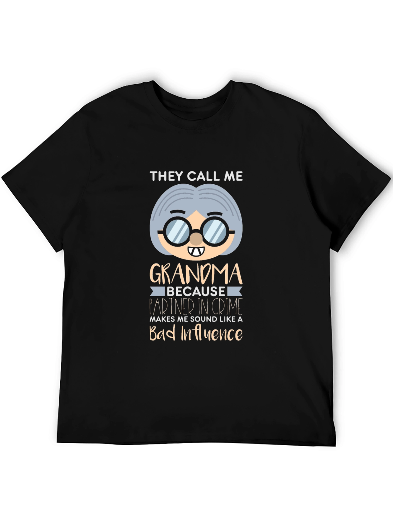 Grandma Bad Influence Graphic T-Shirt