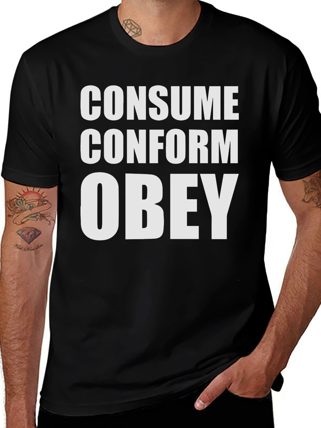 Consume Conform Obey Graphic Tee