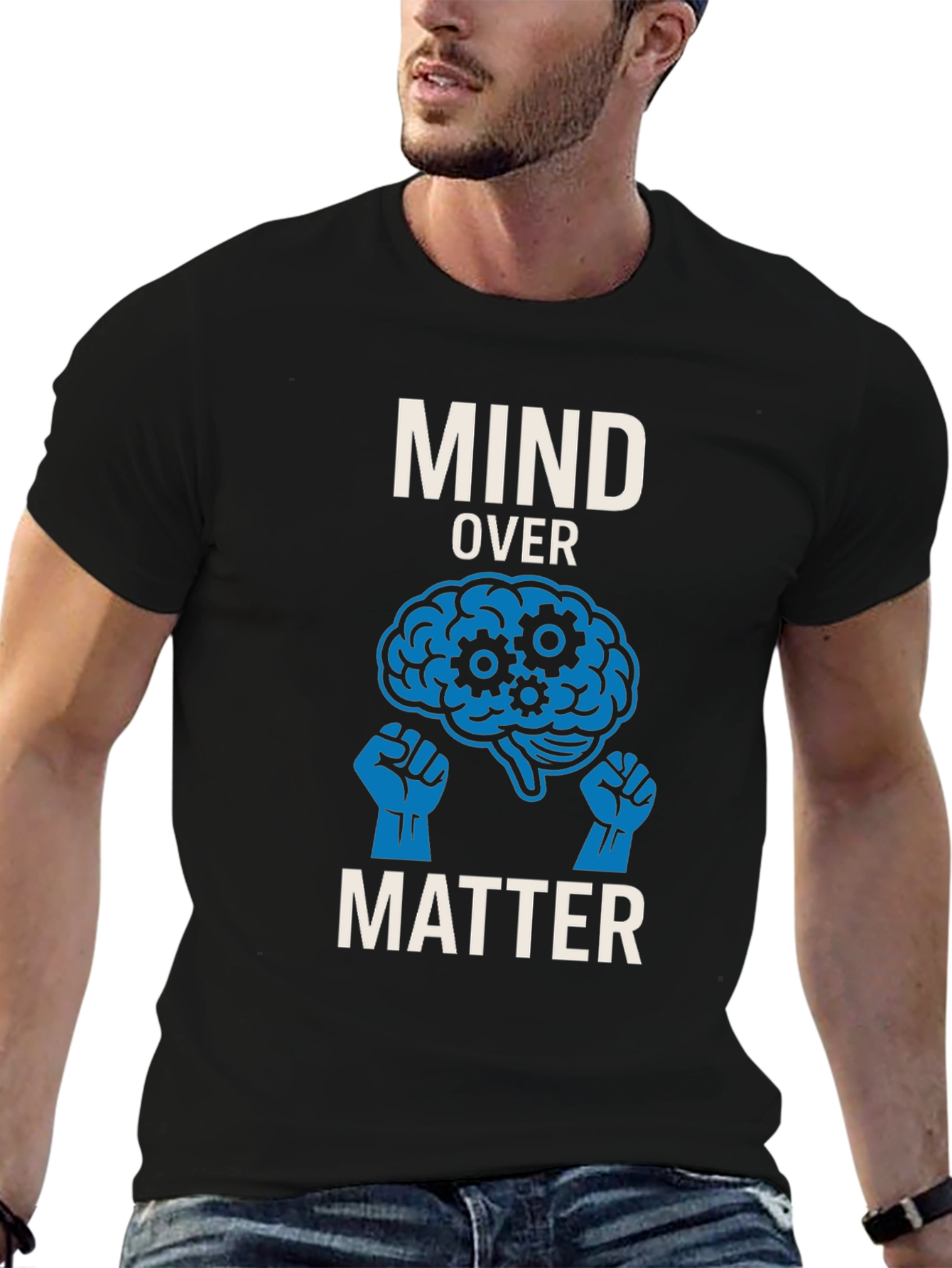 Mind Over Matter T-Shirt - Motivational Graphic Tee