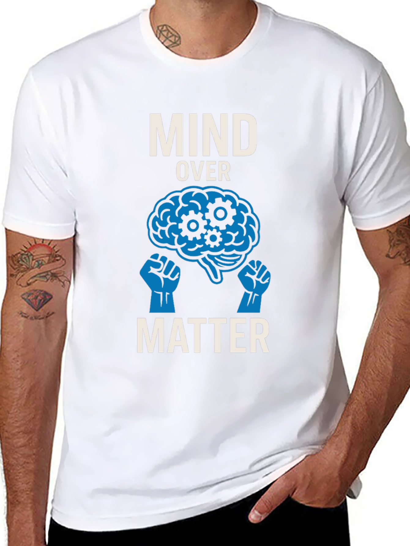 Mind Over Matter T-Shirt - Motivational Graphic Tee