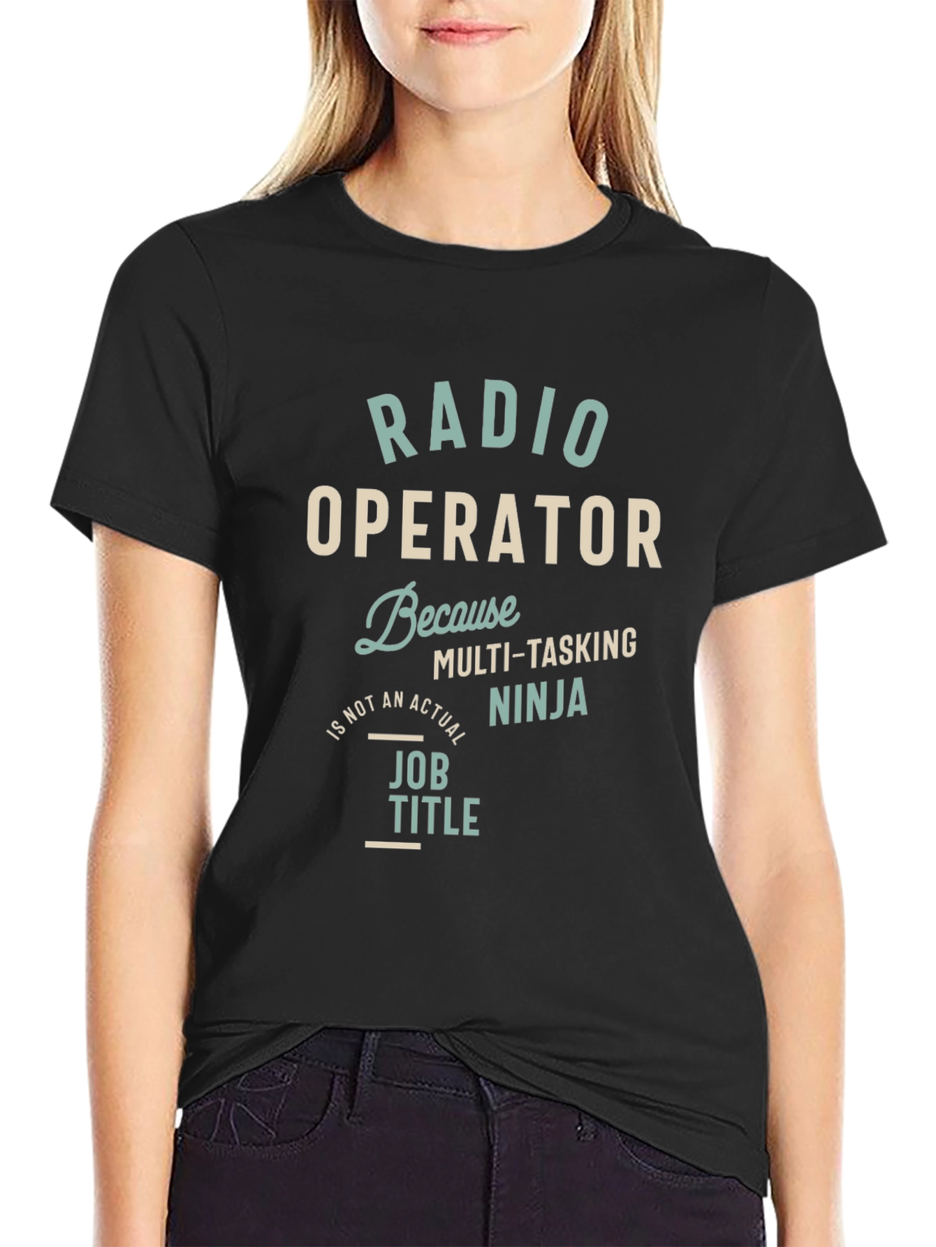 Radio Operator Multi-Tasking Ninja T-Shirt