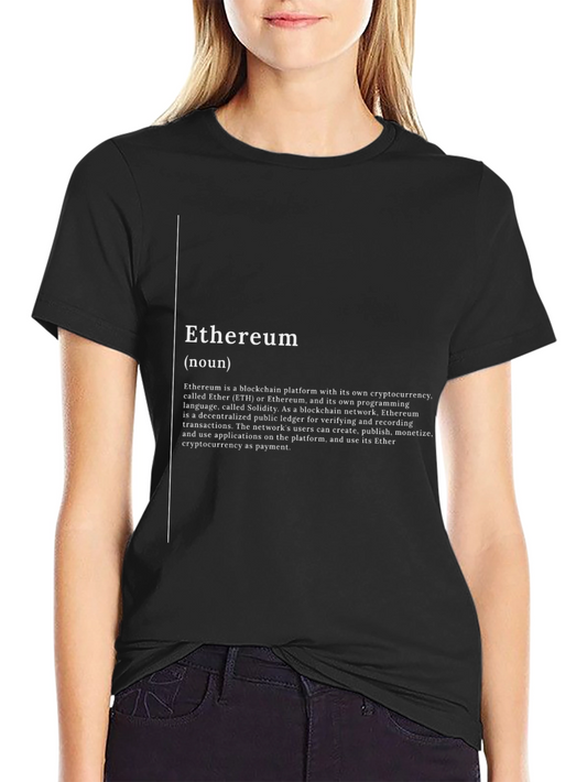 Ethereum Definition Black T-Shirt