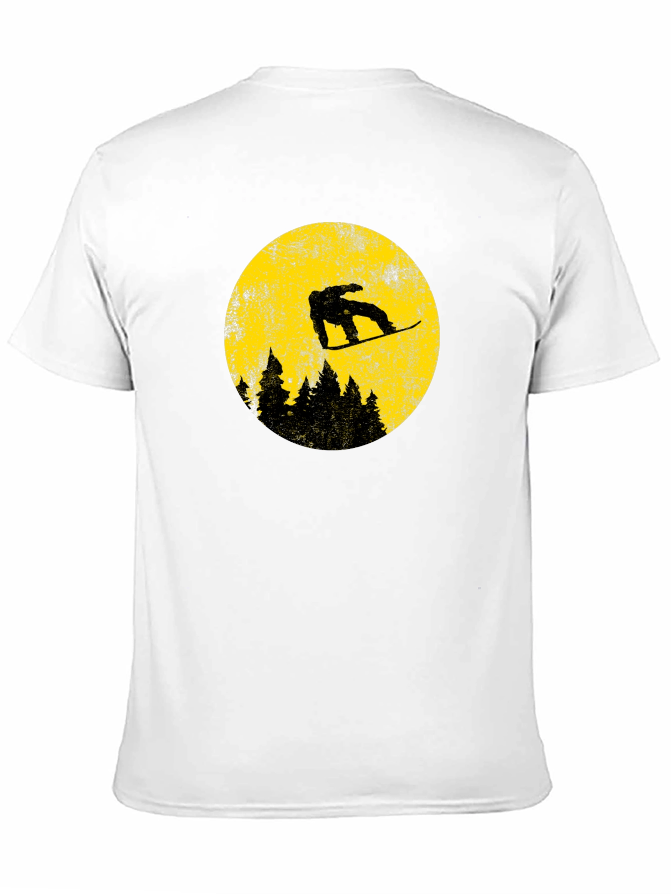 Snowboarder Moon Graphic Tee