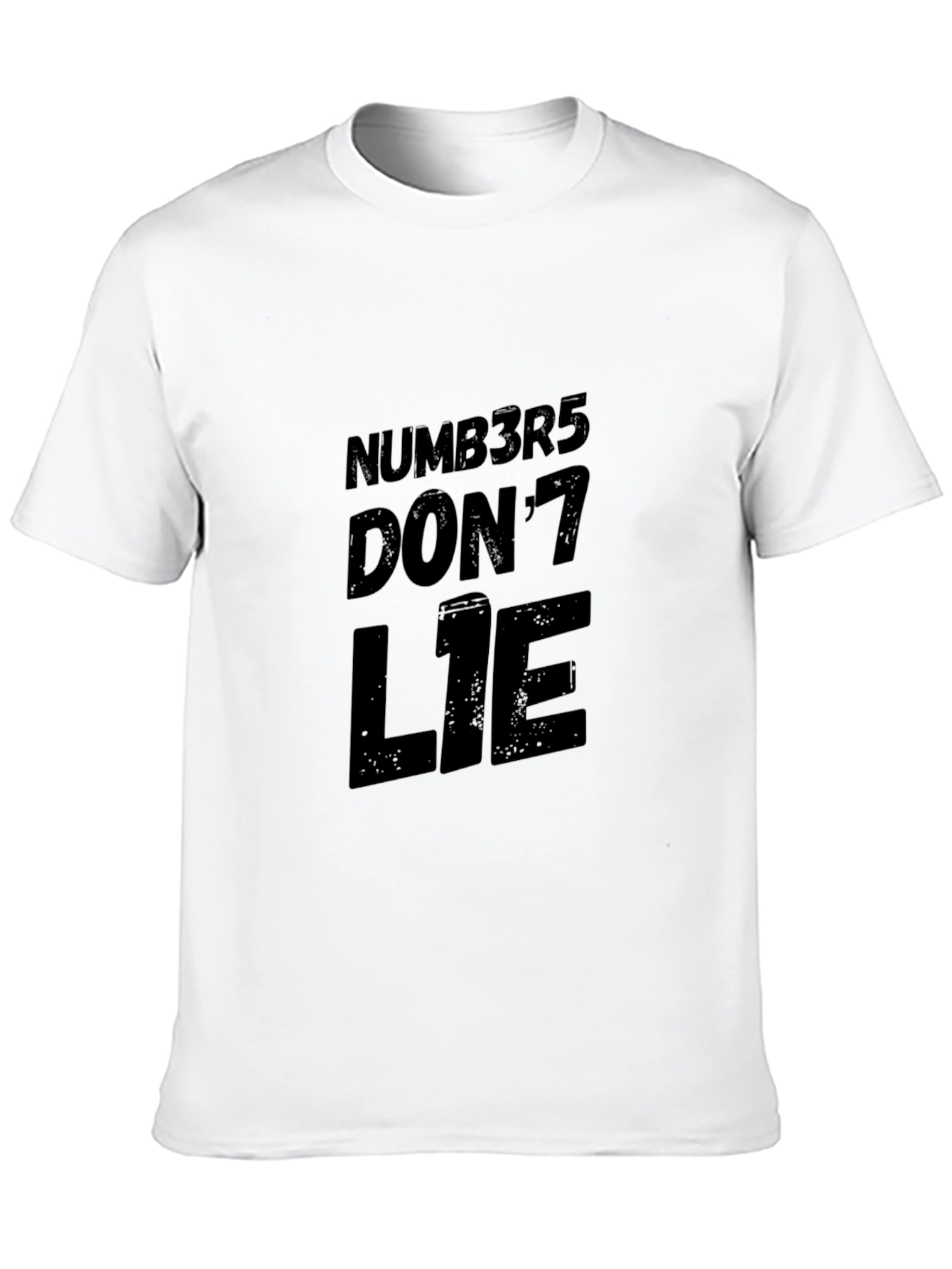 Numb3r5 Dont Lie Black Graphic Tee