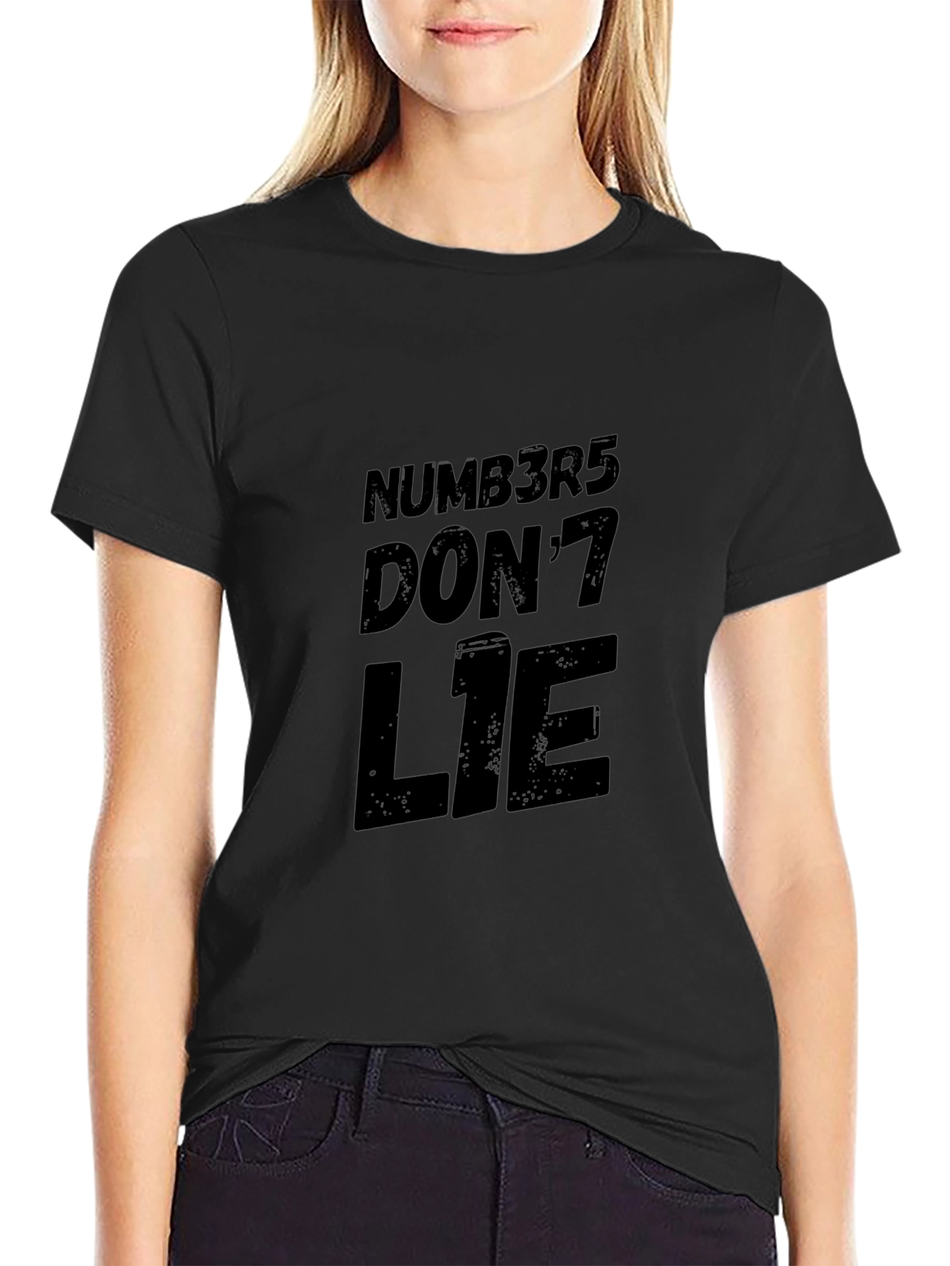 Numb3r5 Dont Lie Black Graphic Tee