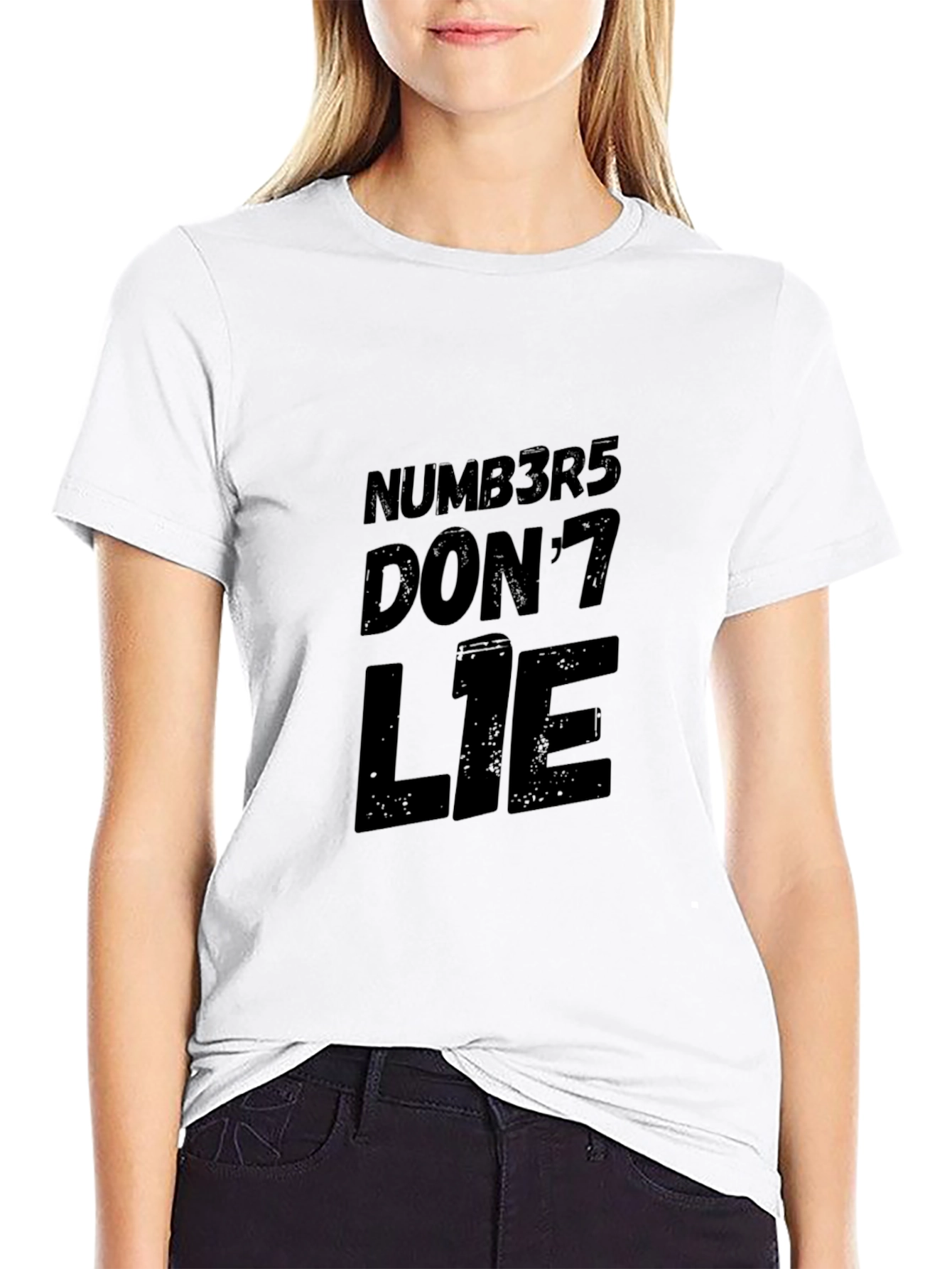 Numb3r5 Dont Lie Black Graphic Tee