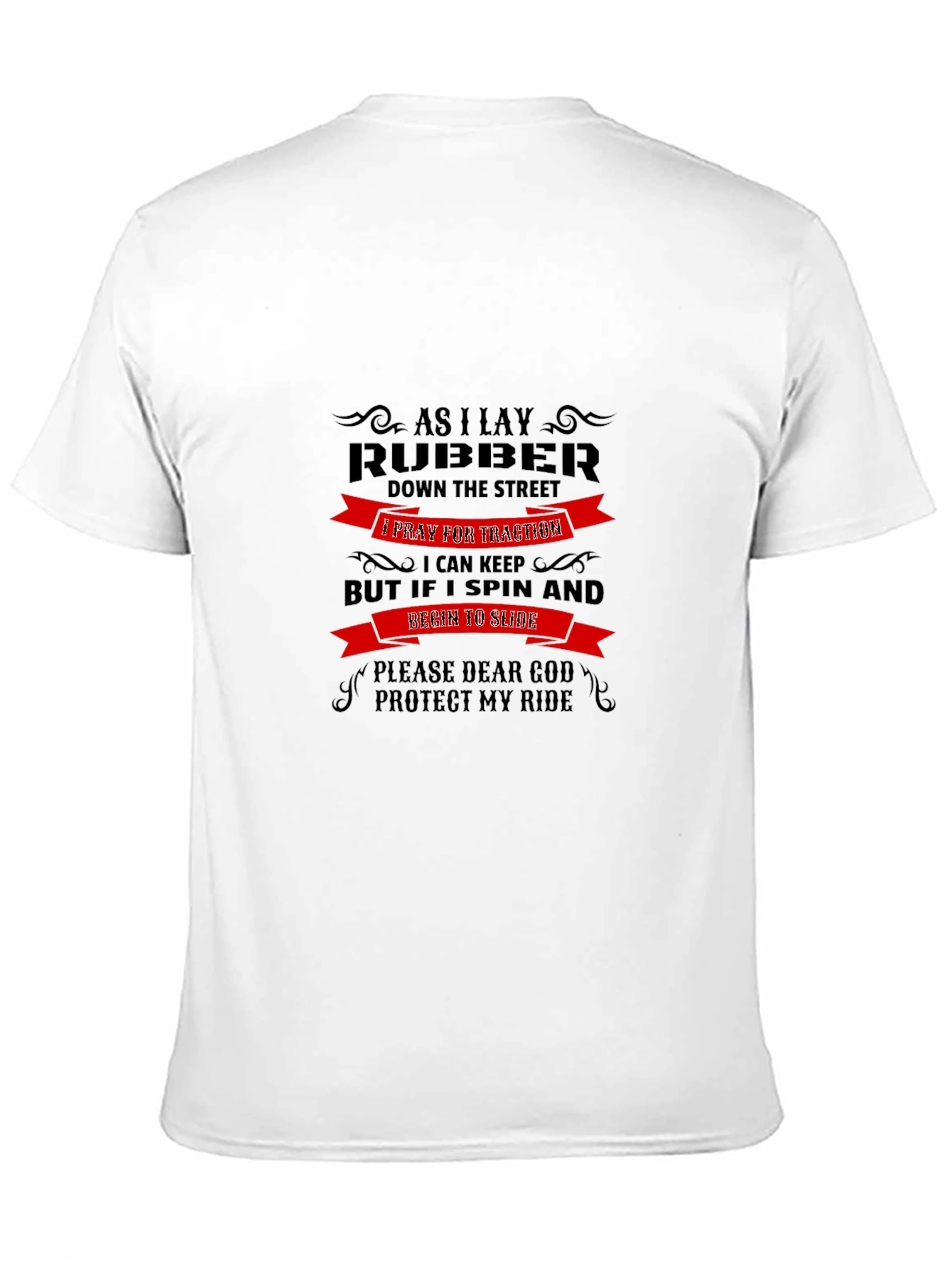 As I Lay Rubber Graphic Tee