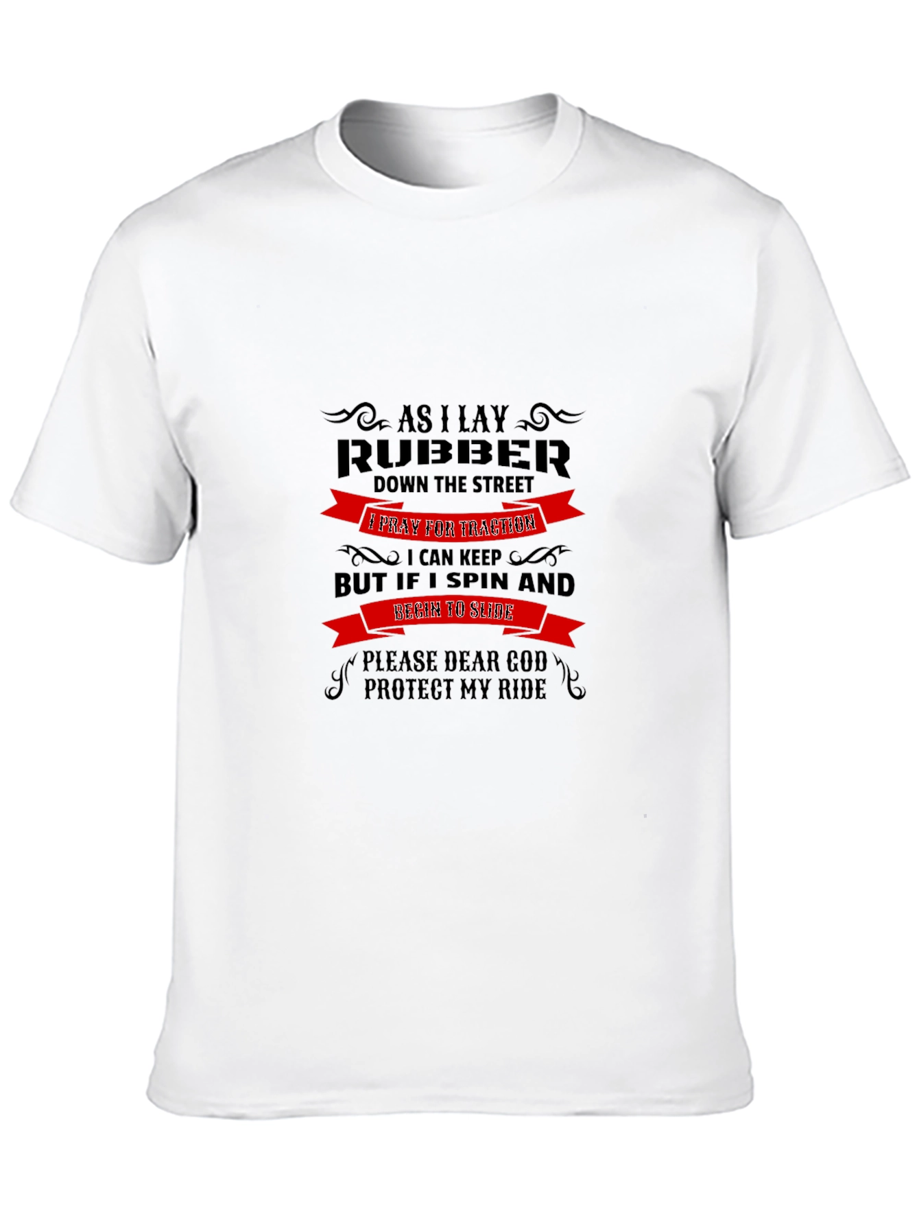 As I Lay Rubber Graphic Tee