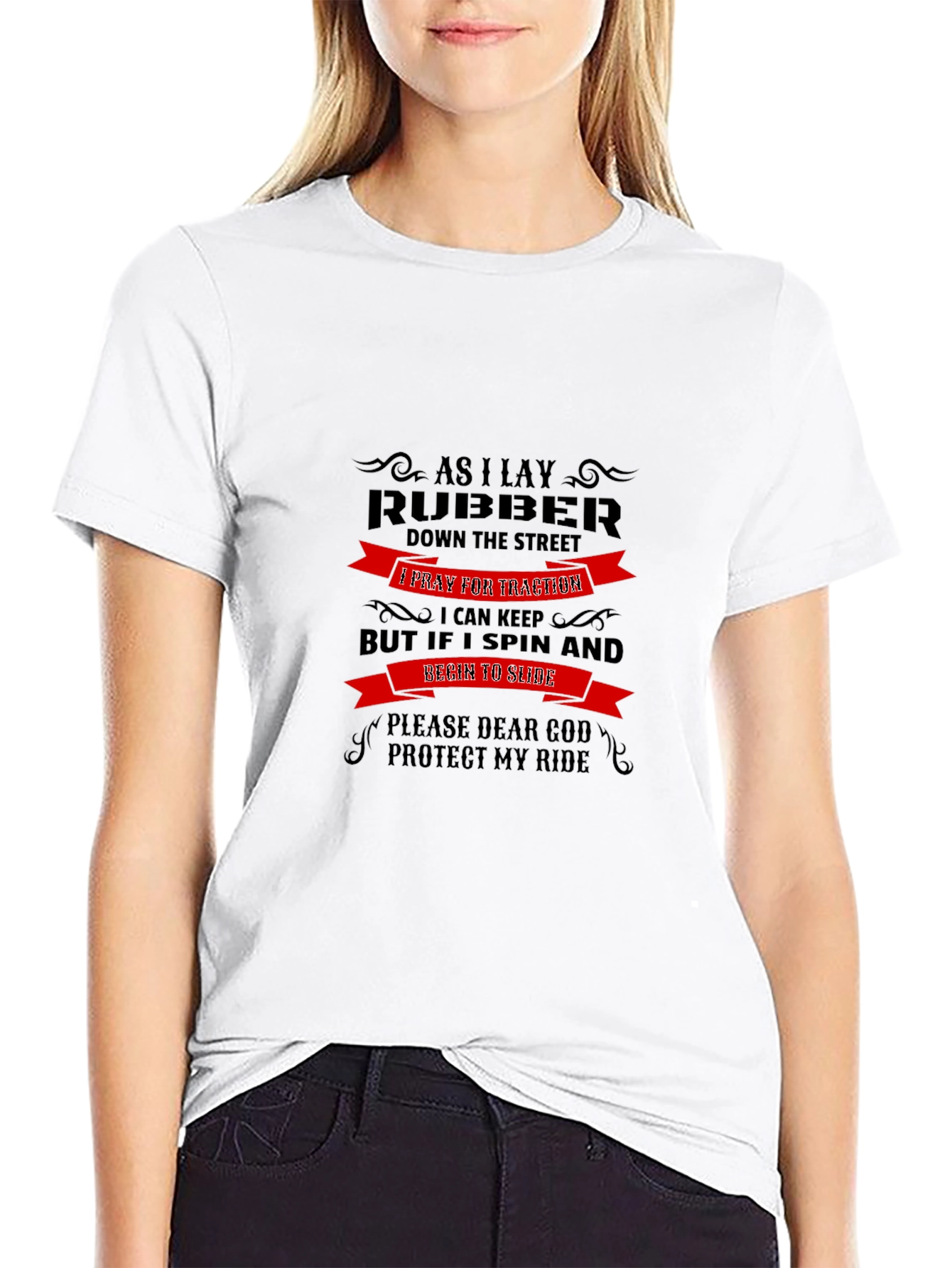 As I Lay Rubber Graphic Tee