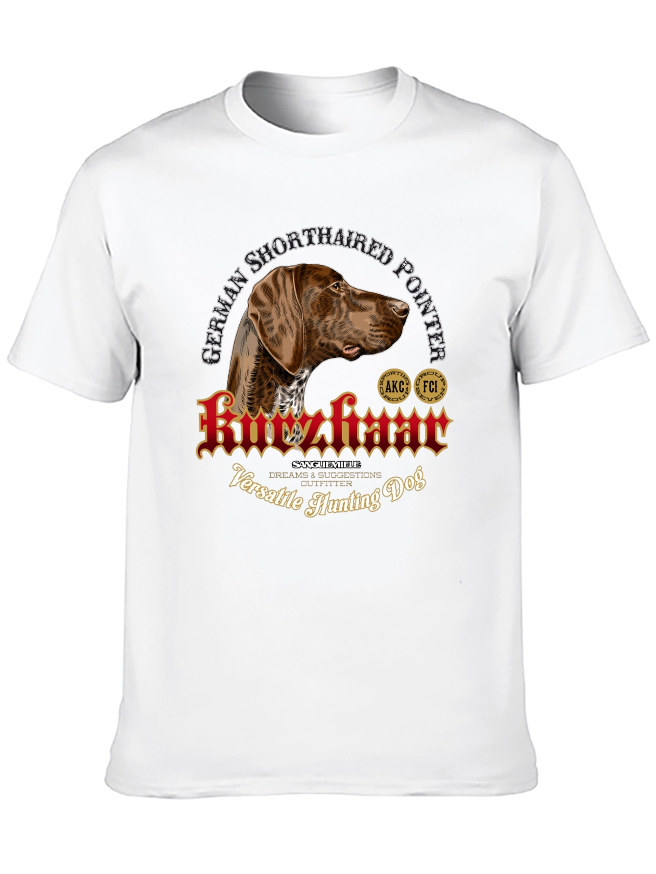 German Shorthaired Pointer Hunting Dog T-Shirt