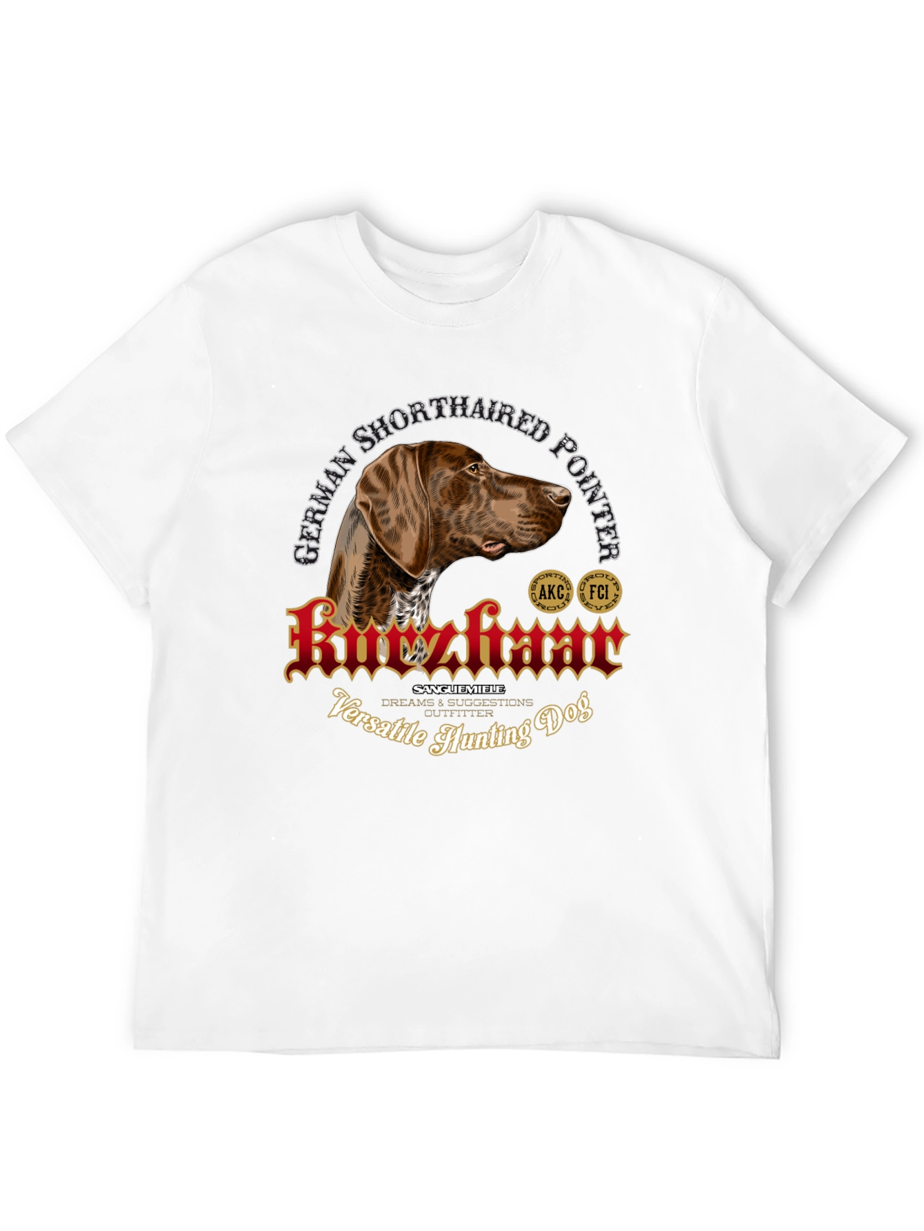 German Shorthaired Pointer Hunting Dog T-Shirt