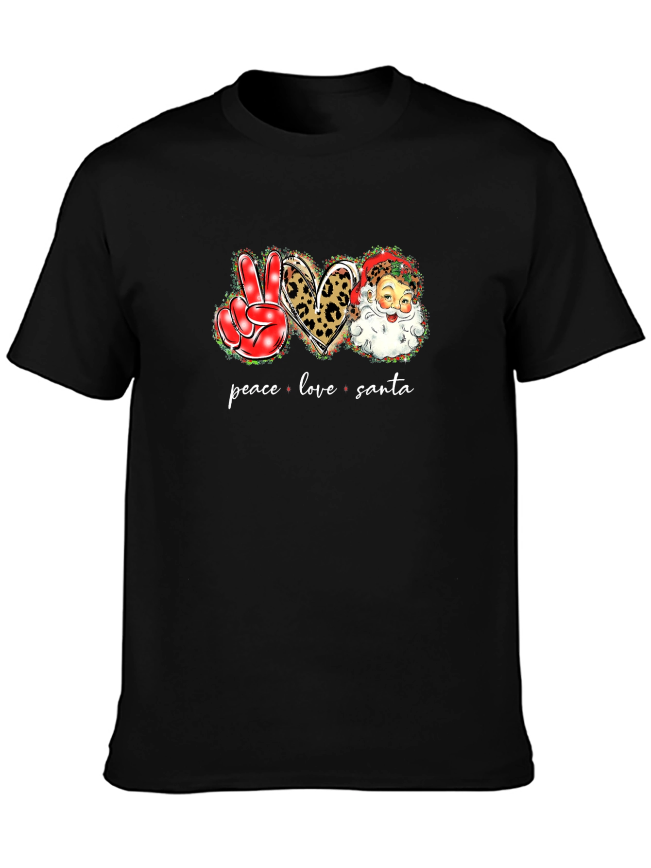 Peace Love Santa T-Shirt