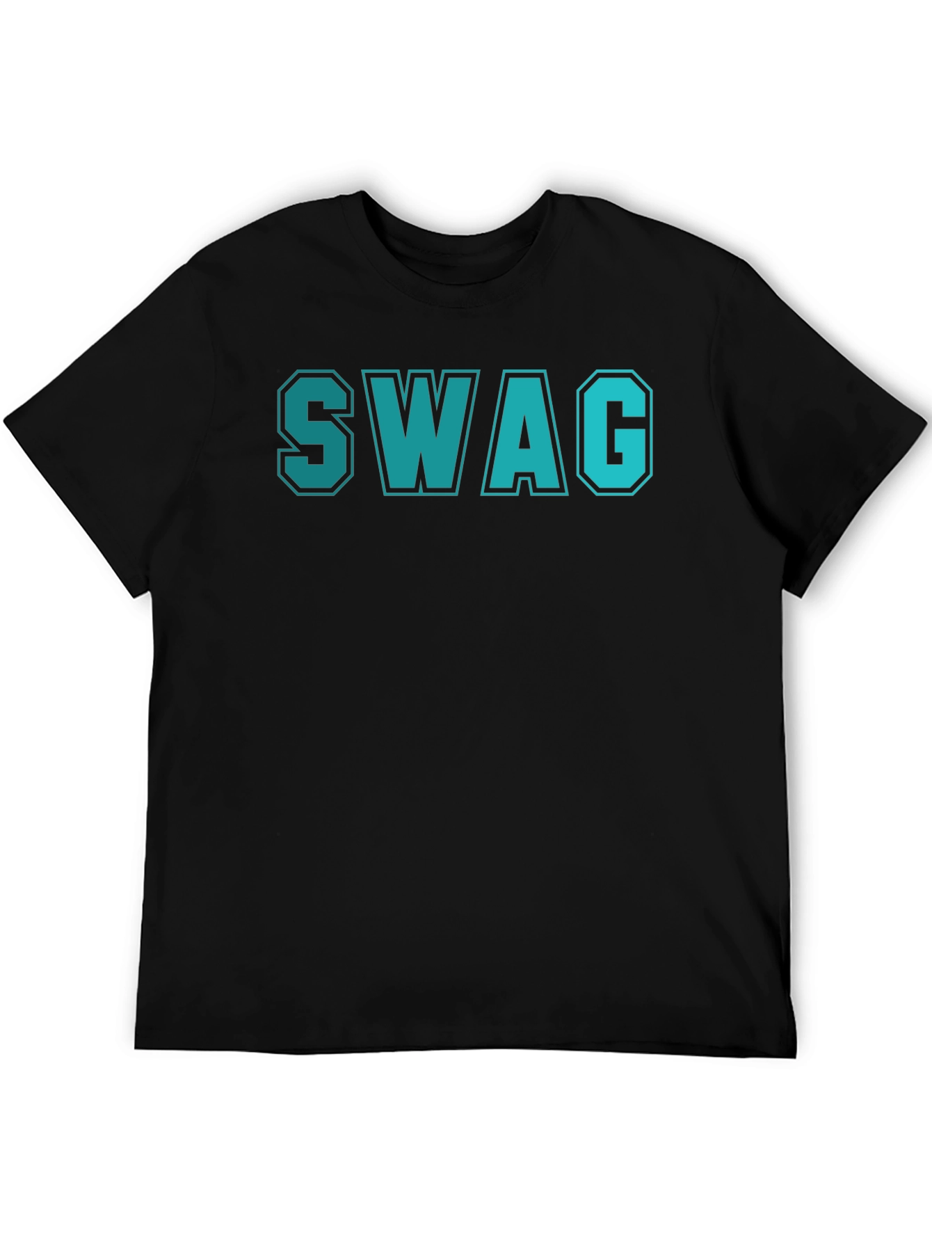 Cool SWAG Tee - Black Cotton Blend T-Shirt