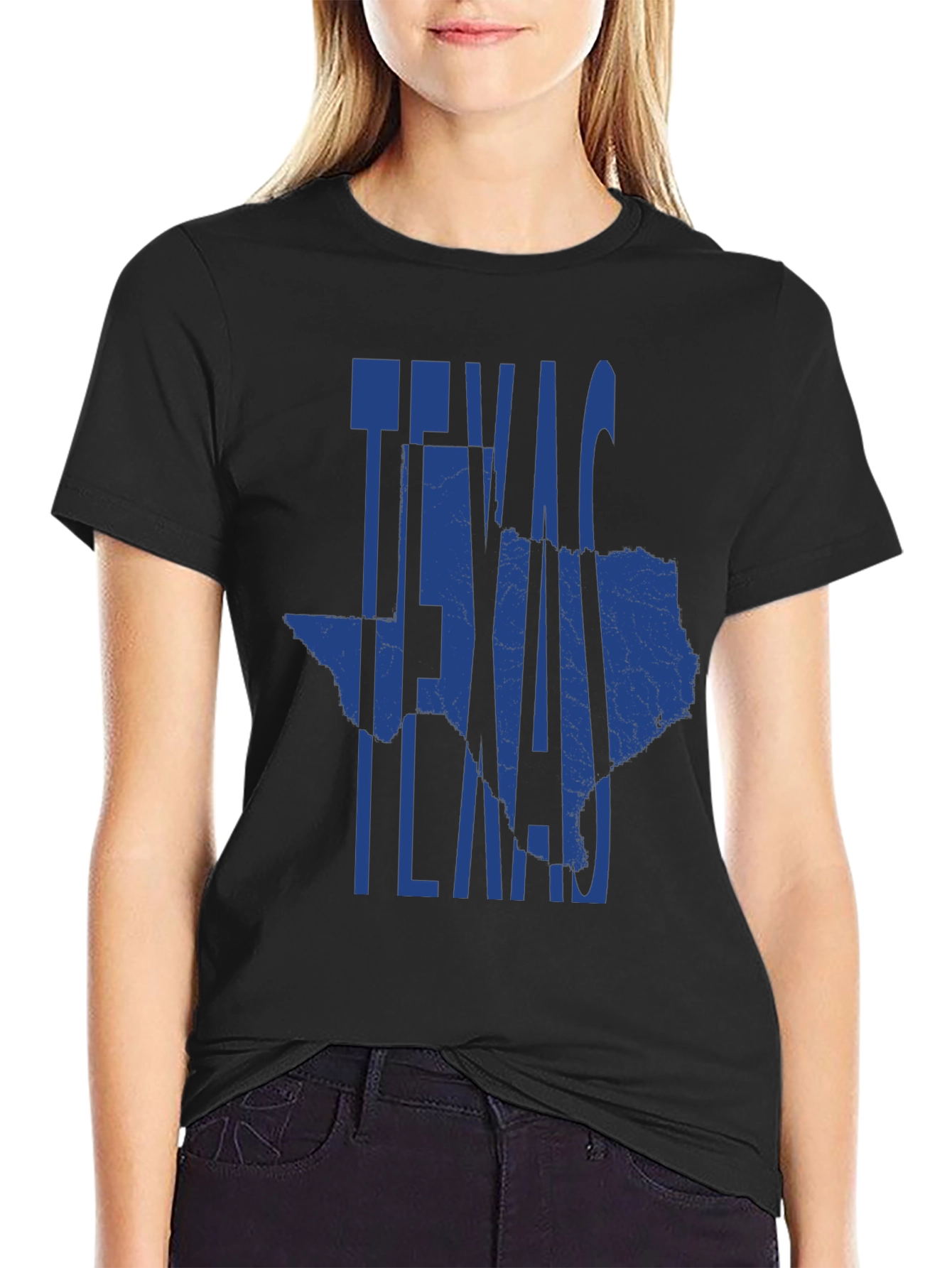 Texas State Map Graphic Tee