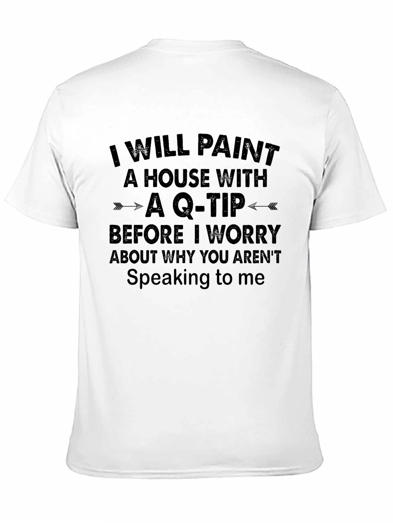 Funny Q-Tip Painter Graphic T-Shirt