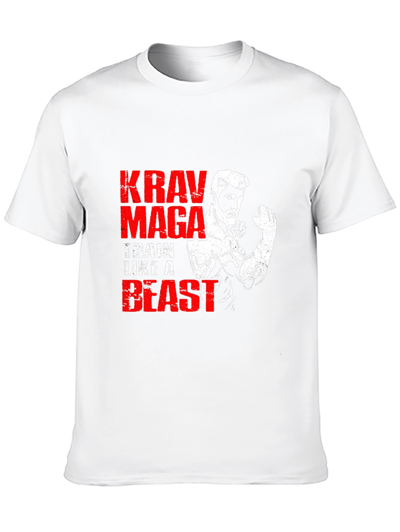 Krav Maga Train Like a Beast Black T-Shirt